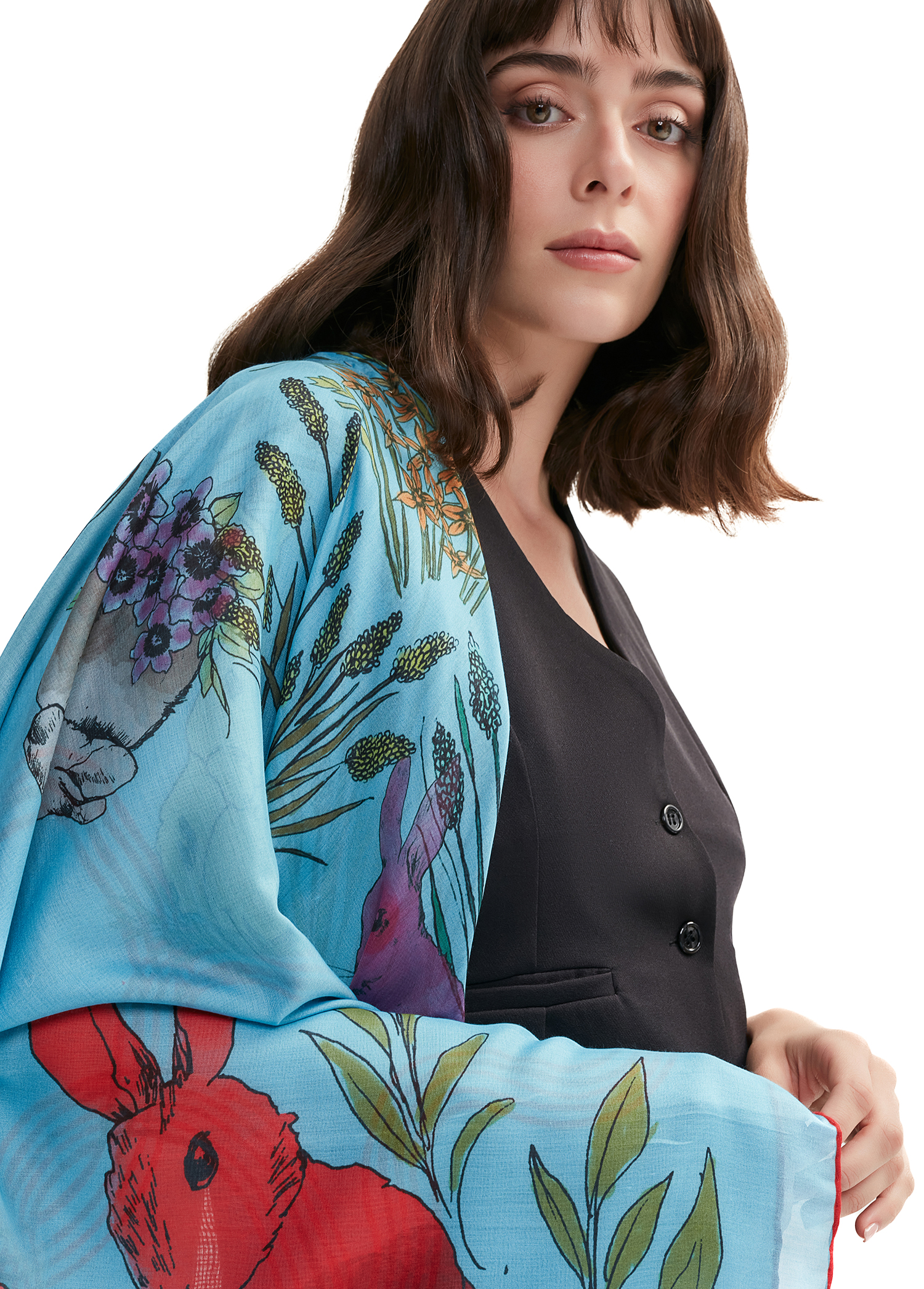 Beymen Colorblocked Desenli Şal. 4 Beymen Colorblocked Desenli Şal. 4