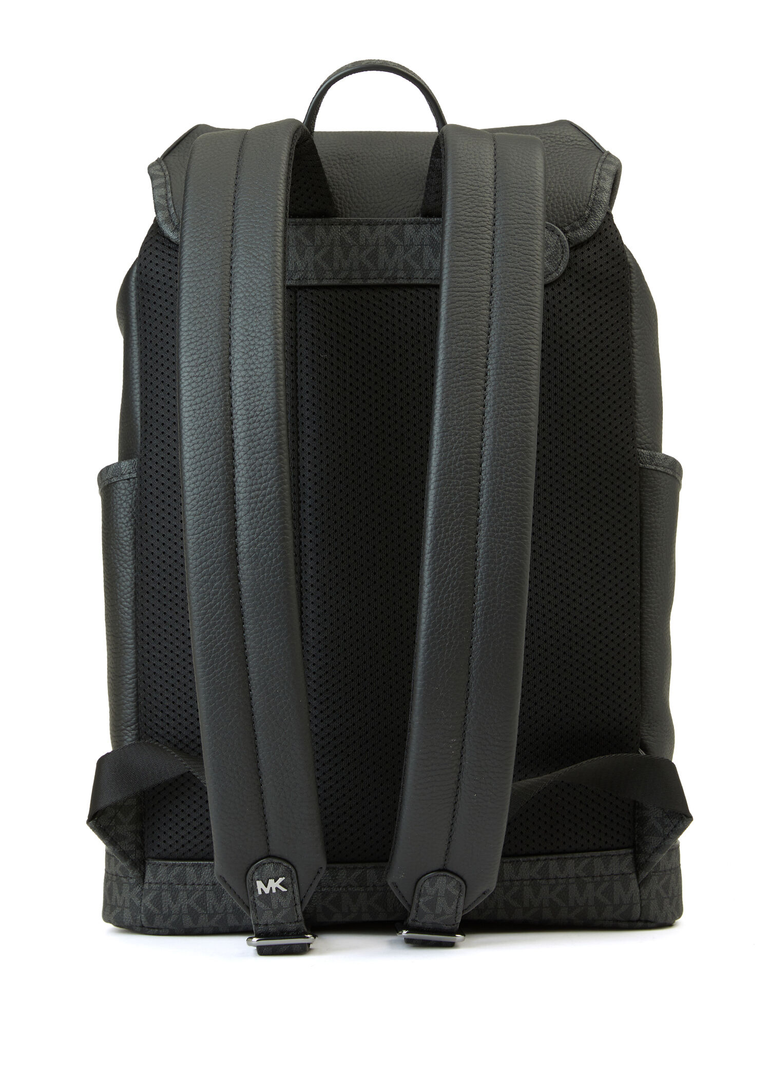 Black Michael Kors Black Men Hudson Aviator Black Men's Backpack