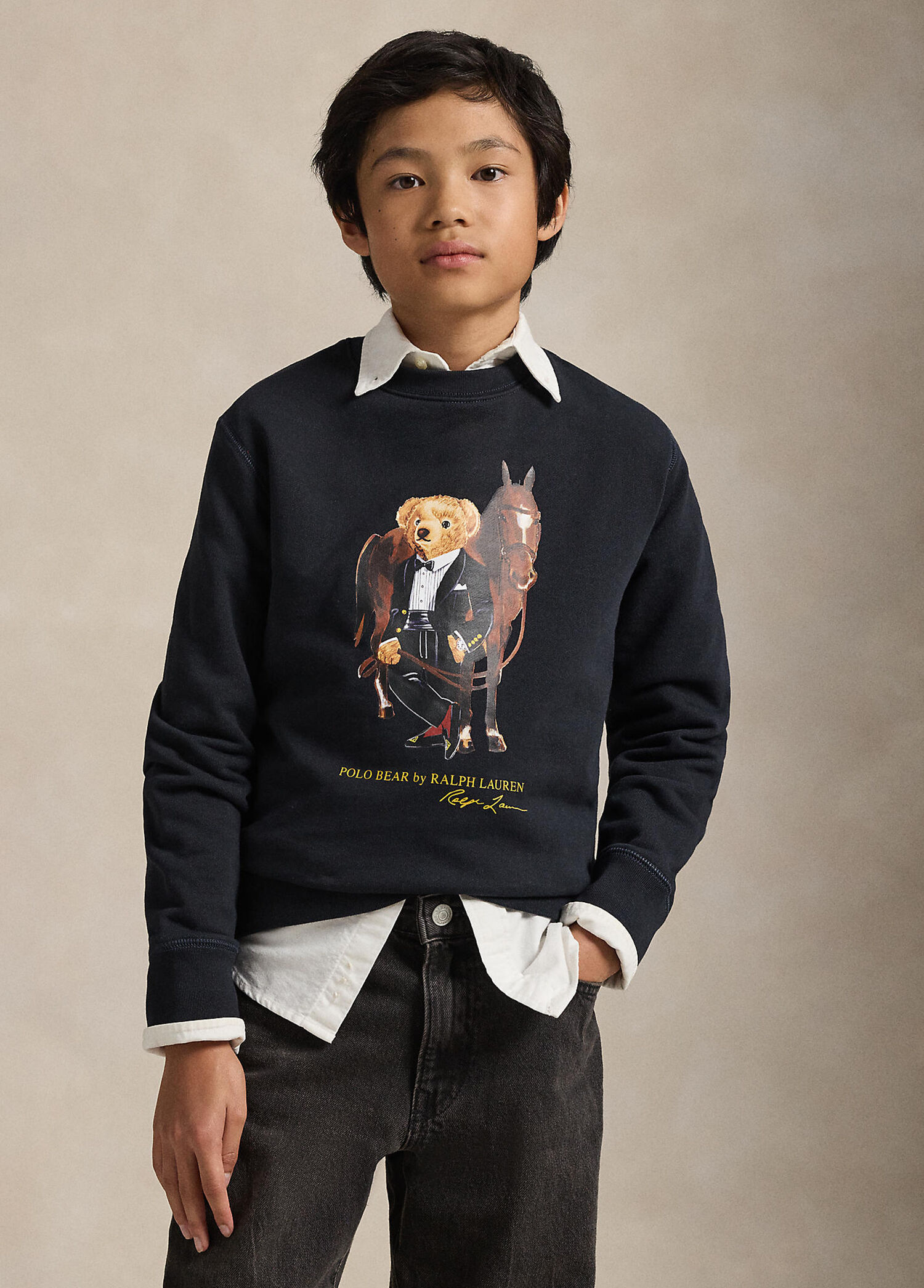 Siyah Erkek Çocuk Sweatshirt