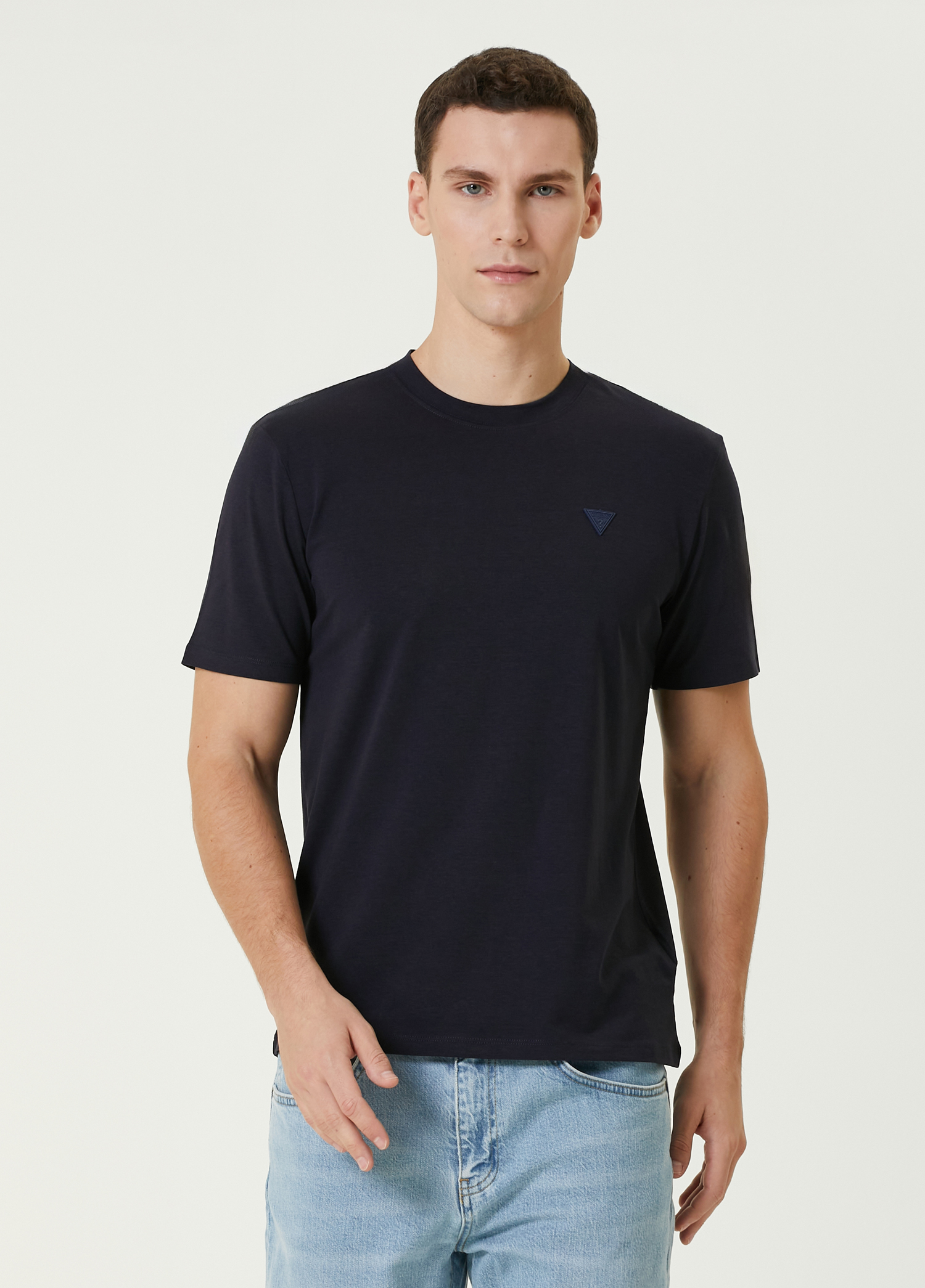 Hedley Lacivert Logo Detaylı T-shirt