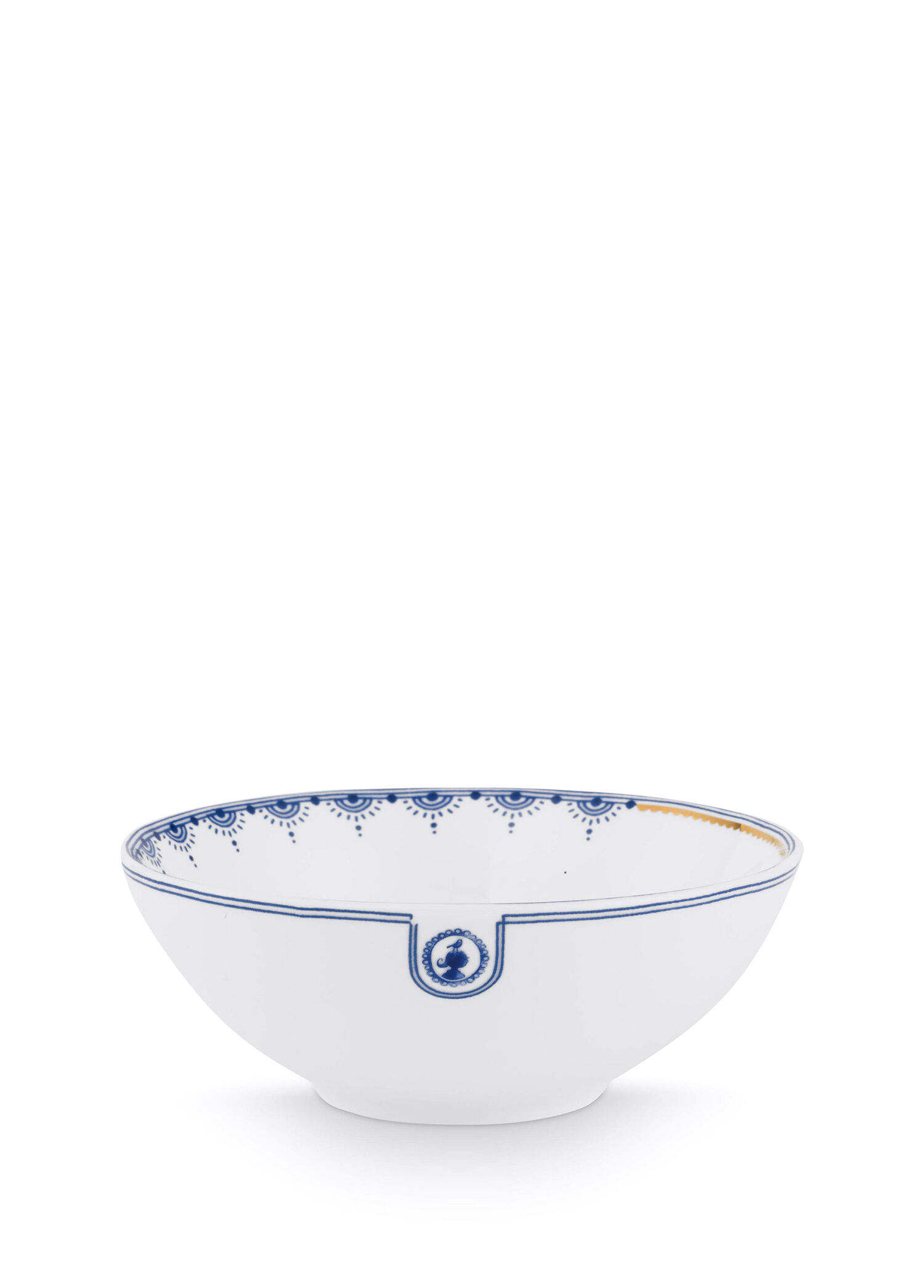 Blue Bird White Porcelain Bowl 15 cm