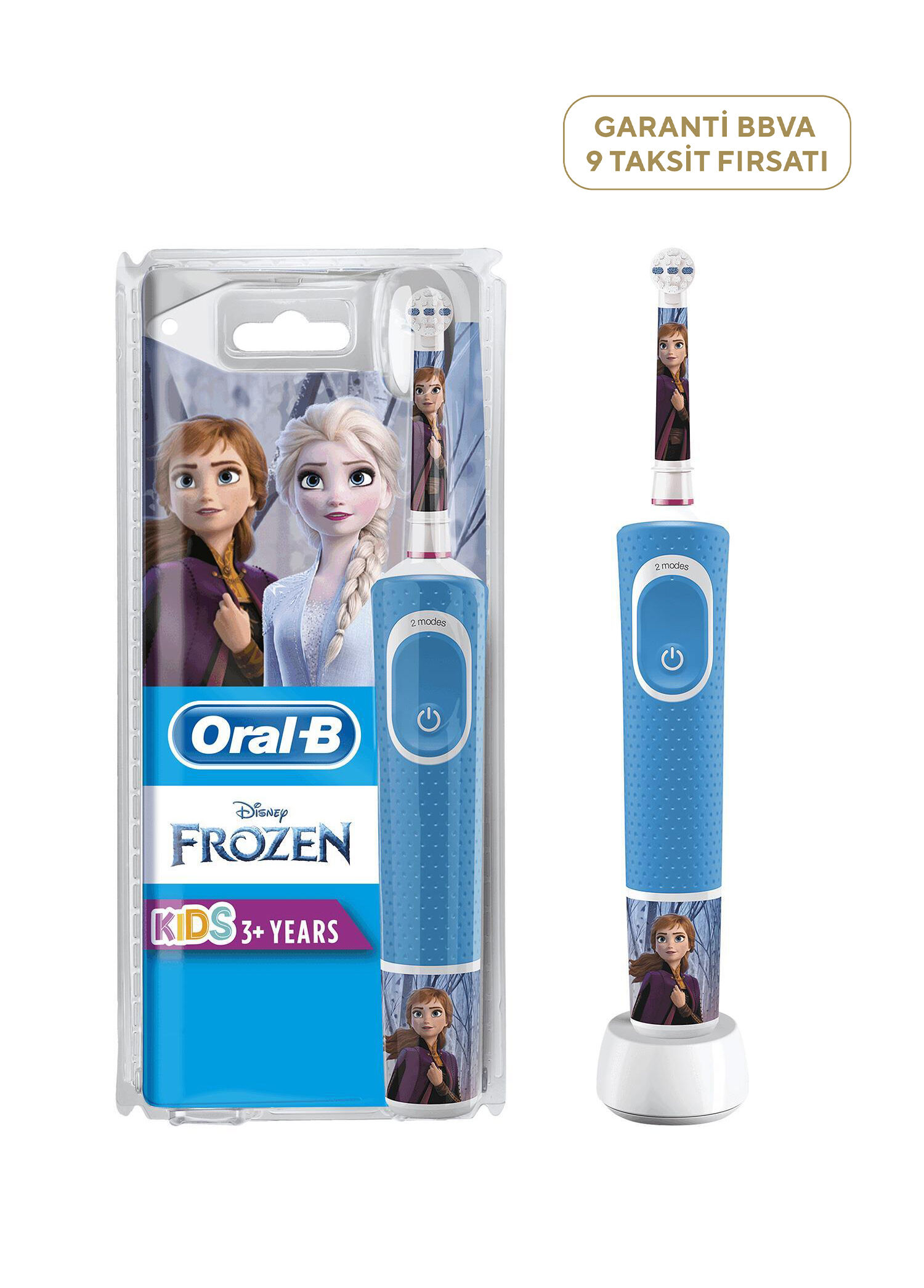 D100 Vitality Frozen Özel Seri Çocuklar İçin Şarj Edilebilir Diş Fırçası