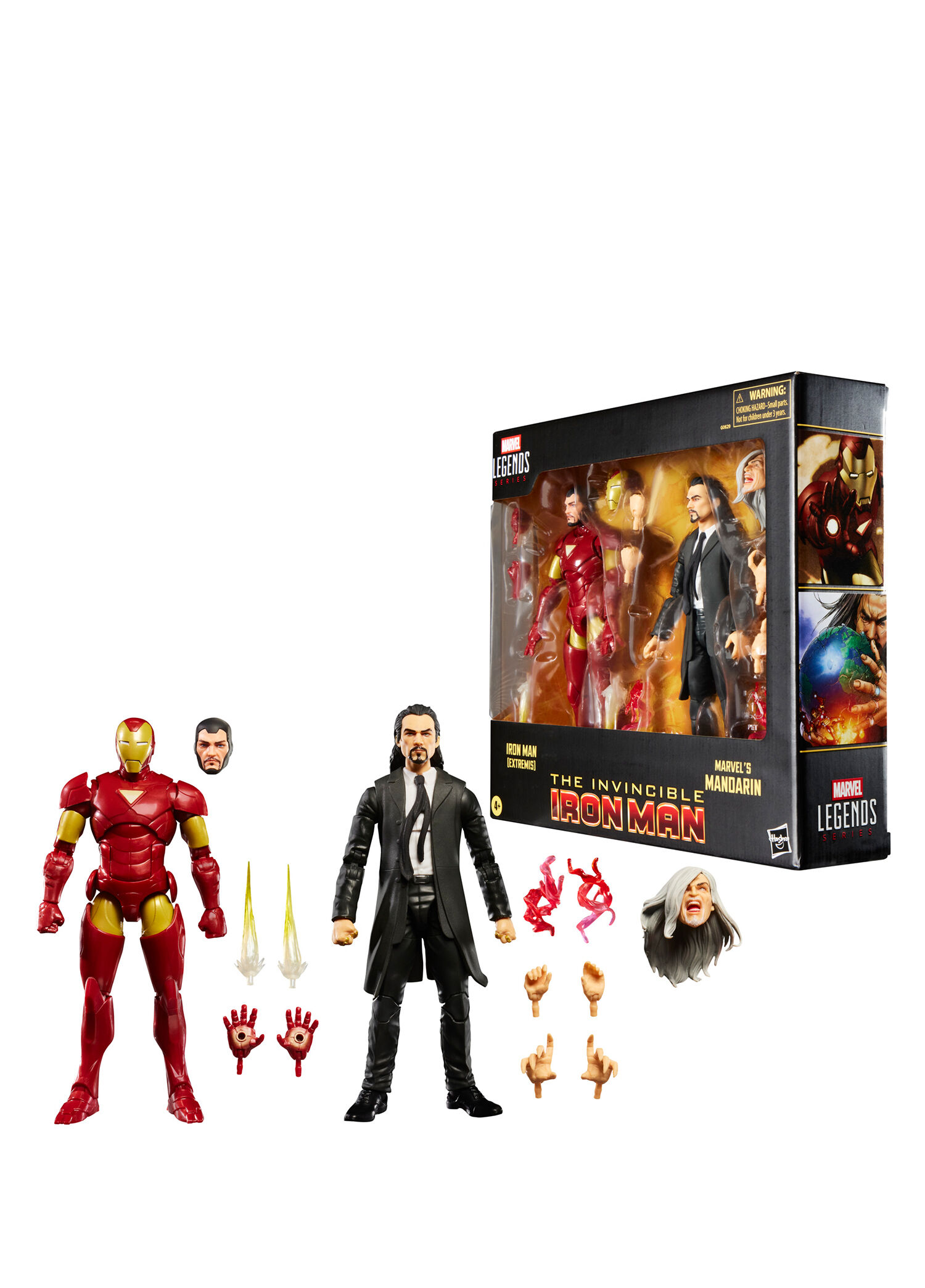 マーベルレジェンド　アイアンマン(エクストリミス)＆マンダリン　2PAC Marvel - Legends Iron Man Extremis and Marvel's Mandarin 2'li