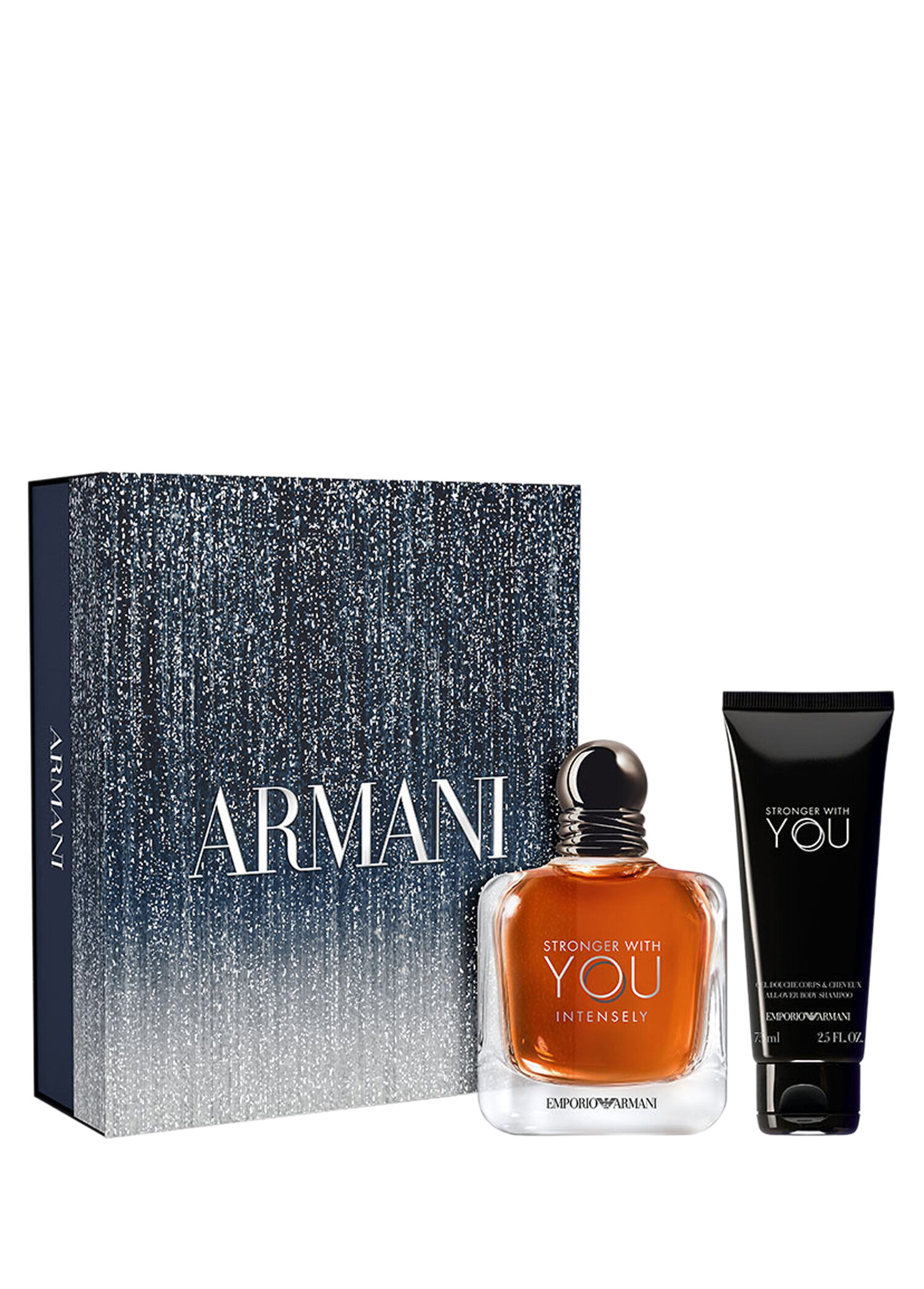 STRONGER WITH YOU INTENSELY 100ml (箱付) Giorgio Armani - Stronger With You Intensely Erkek Parfüm Seti -