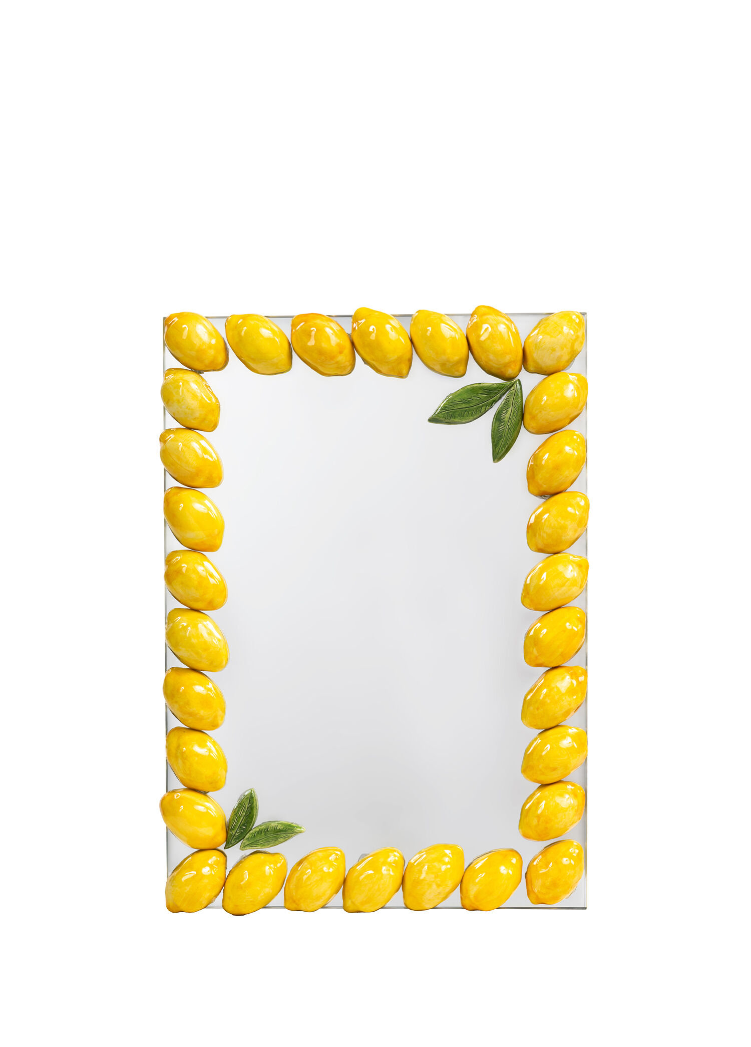 Lemon Lemon Sarı Seramik Duvar Aynası