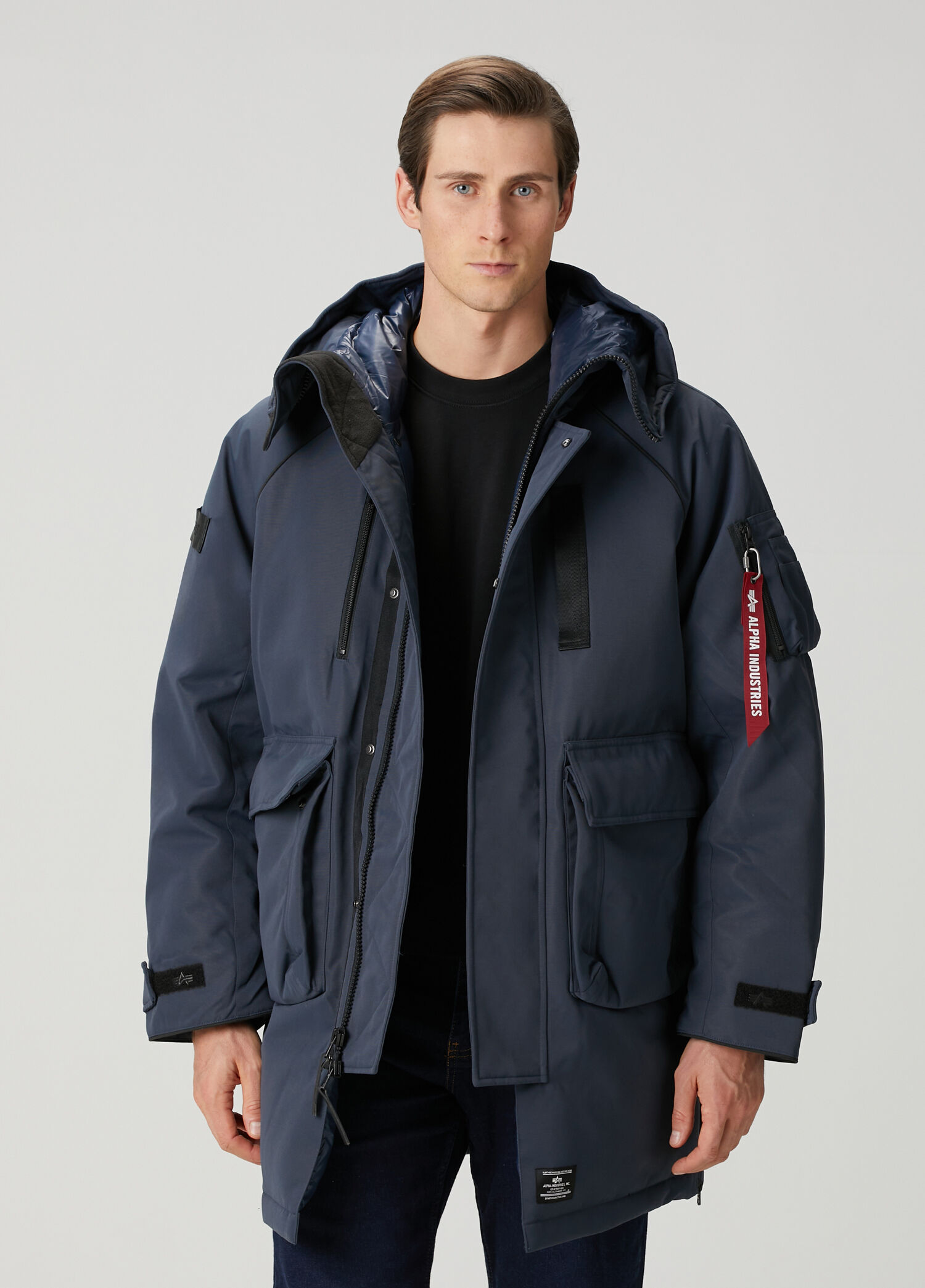 Sergeant Lacivert Puff Parka