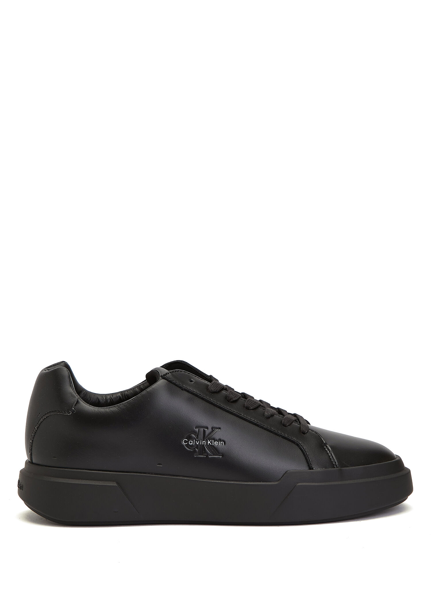 Chunky Cupsole Siyah Erkek Deri Sneaker