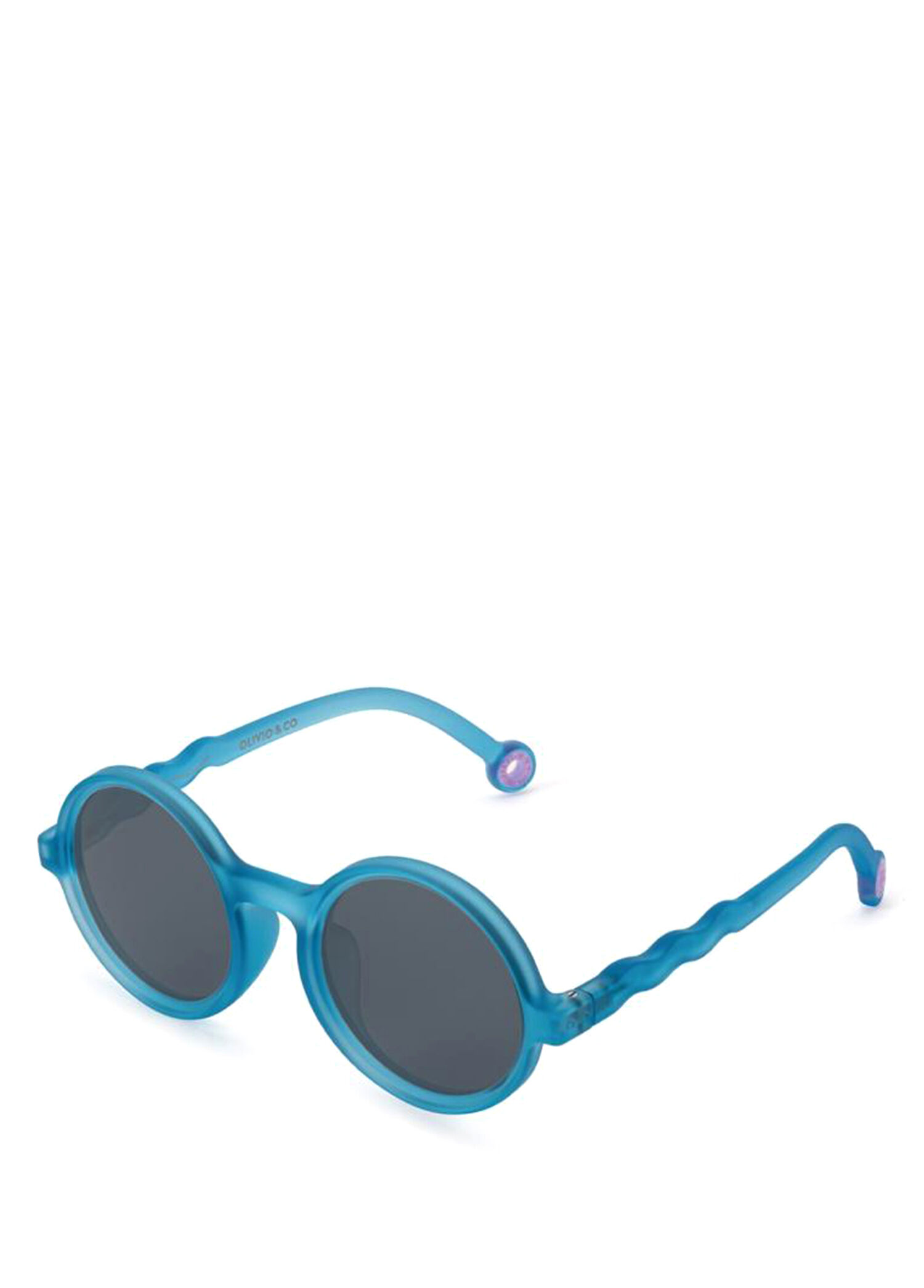 Classic Round Reef Blue 3-7 Yaş Unisex Çocuk Güneş Gözlüğü