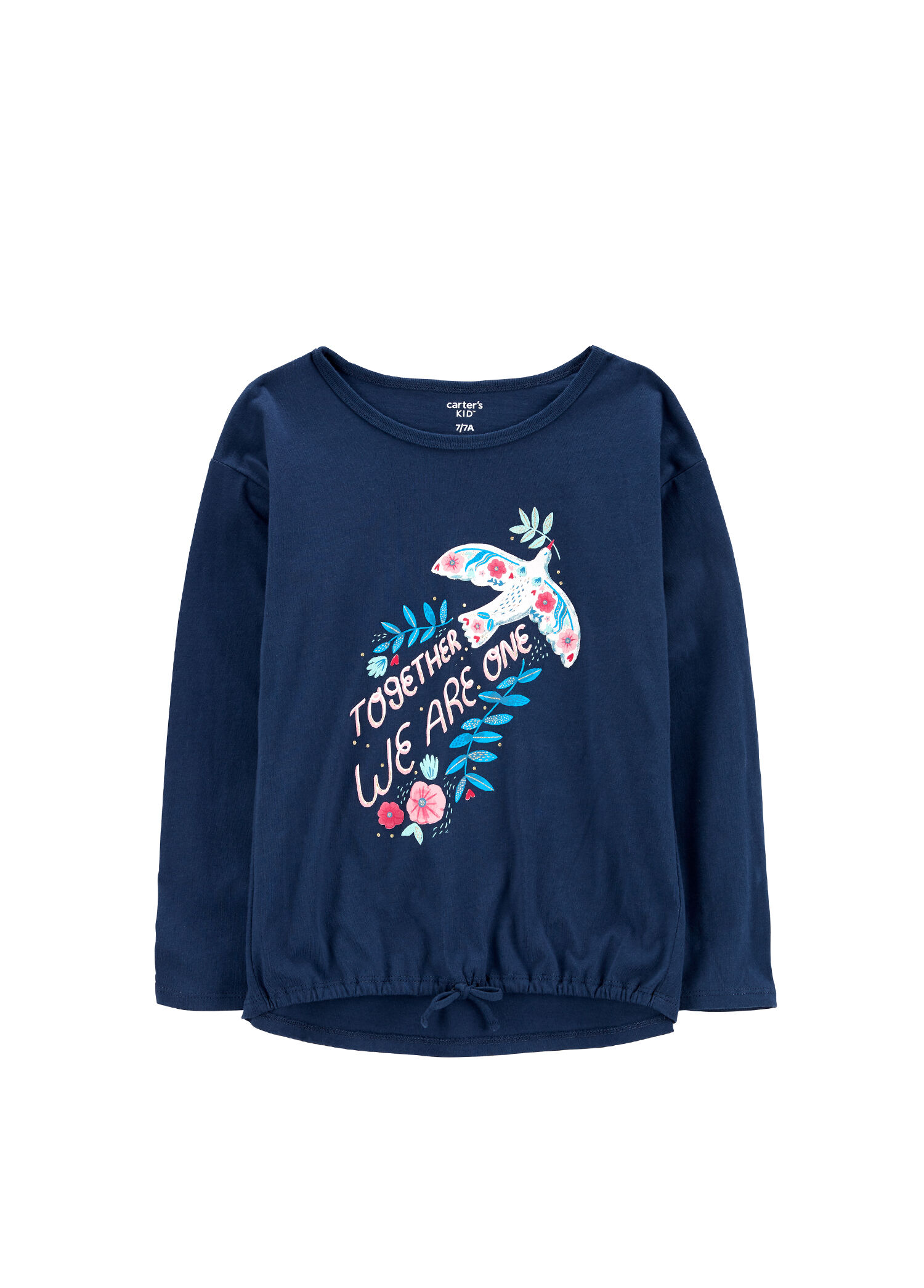 Lacivert Kız Çocuk T-shirt