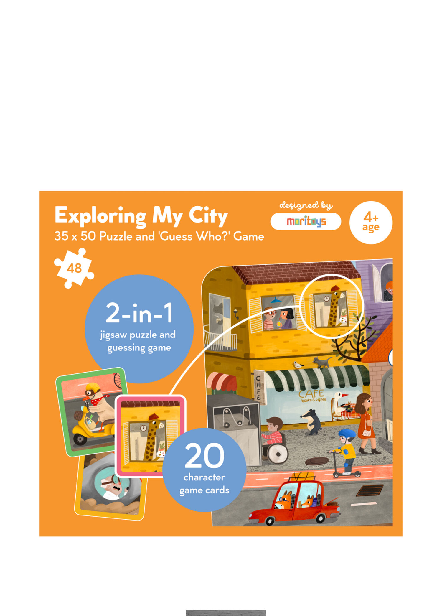 Exploring My City: 48 Parça Puzzle ve Tahmin Oyunu