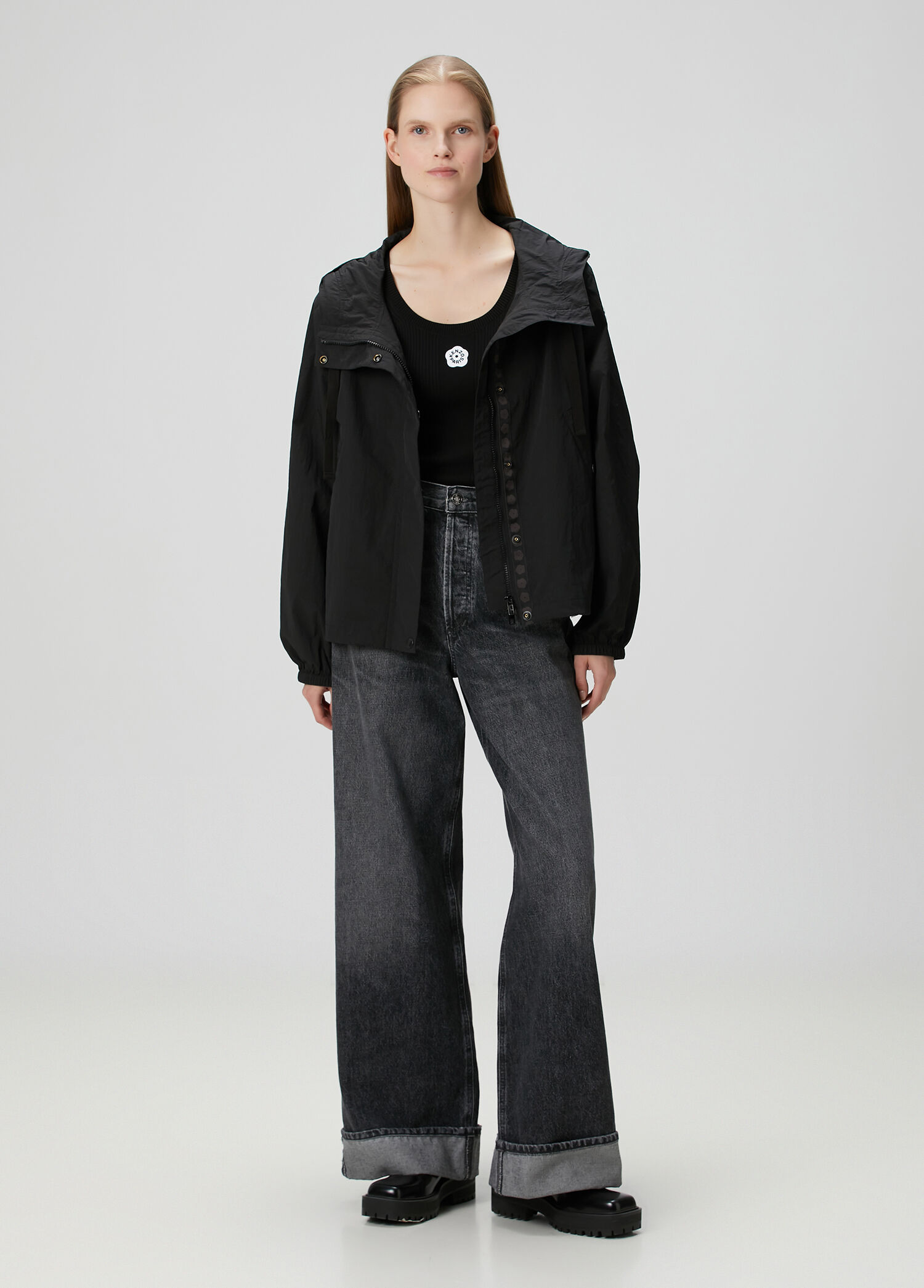 Kenzo Siyah Kadın Siyah Kapüşonlu Yağmurluk 1766578 | Beymen