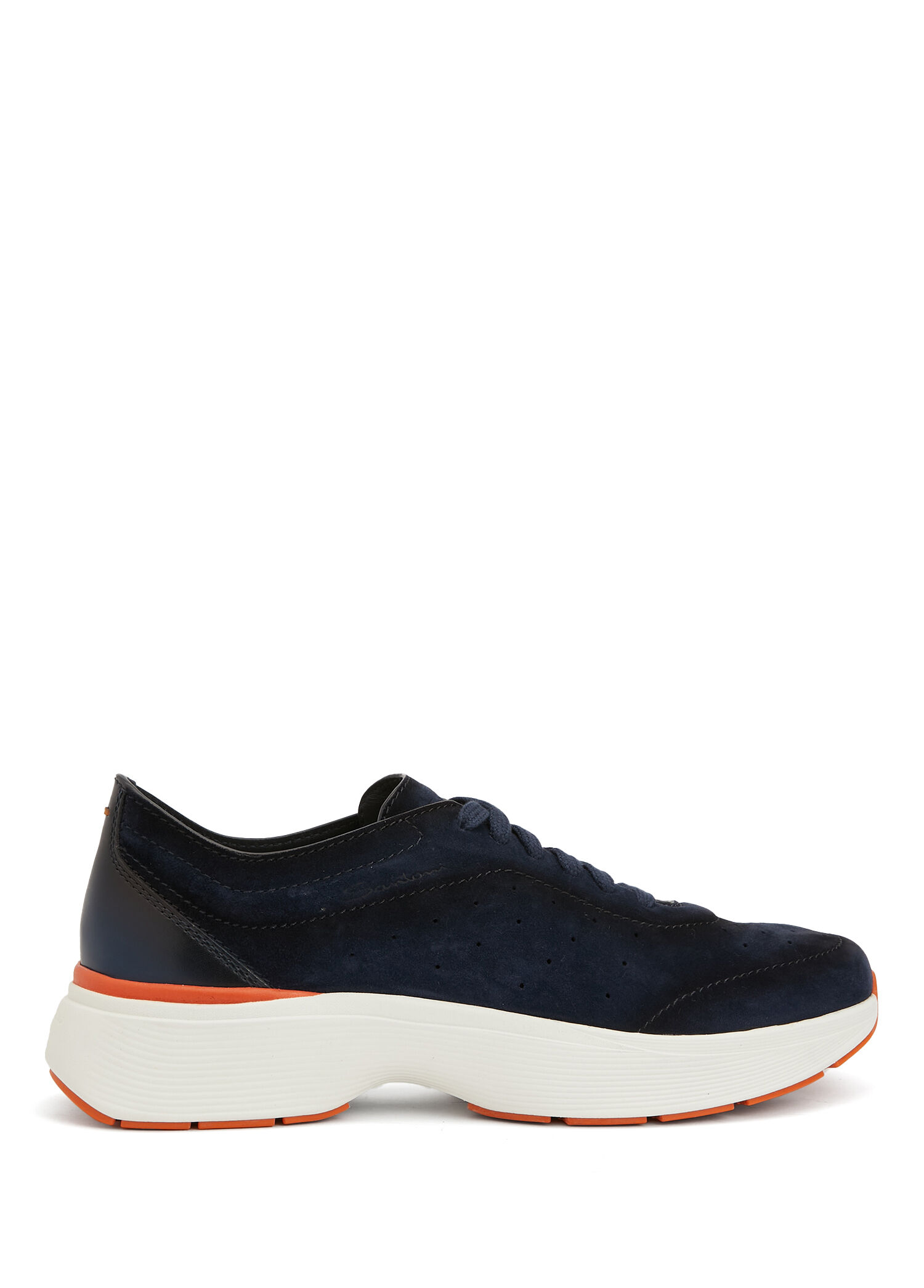 Lacivert Erkek Deri Sneaker