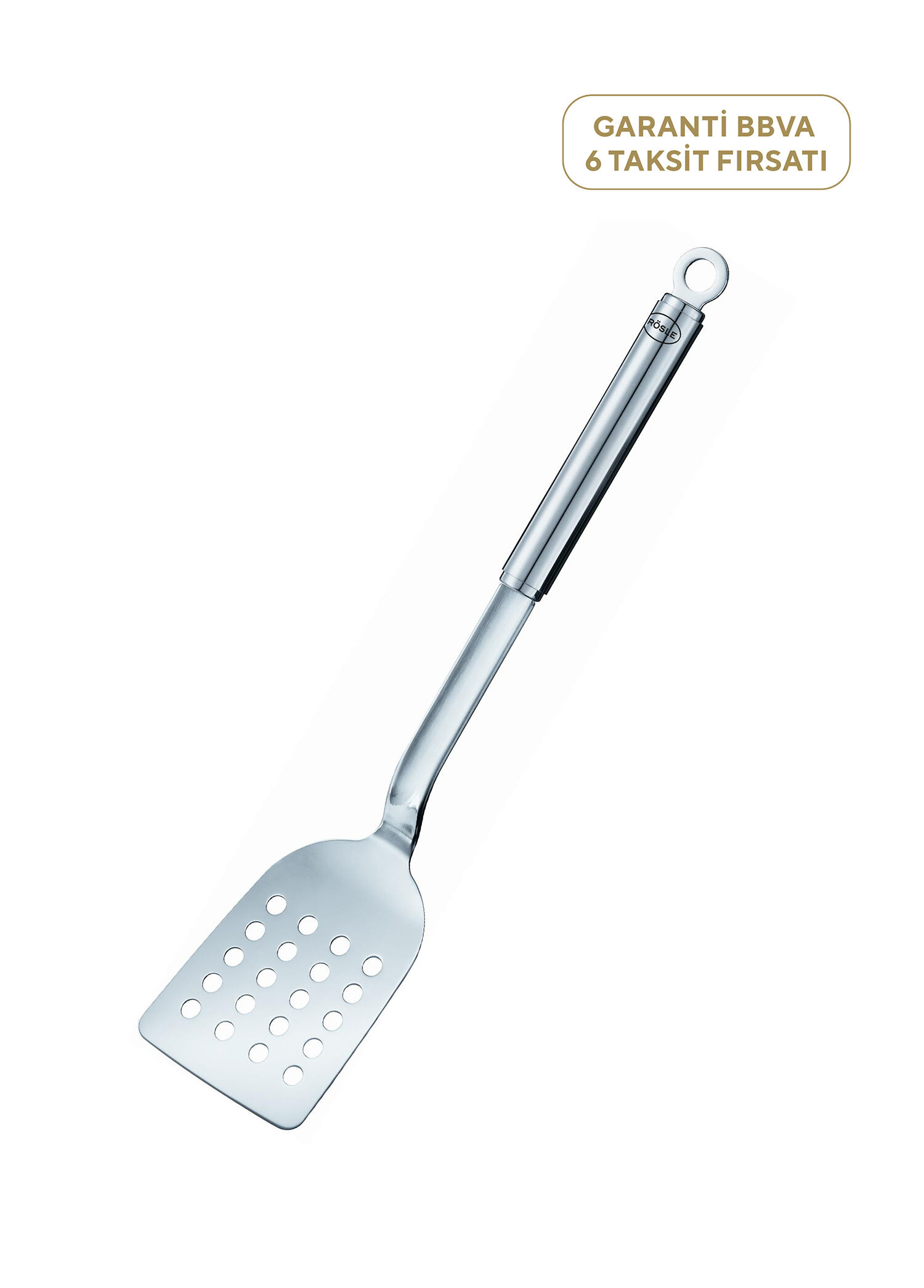 Delikli Paslanmaz Çelik Spatula 12 cm