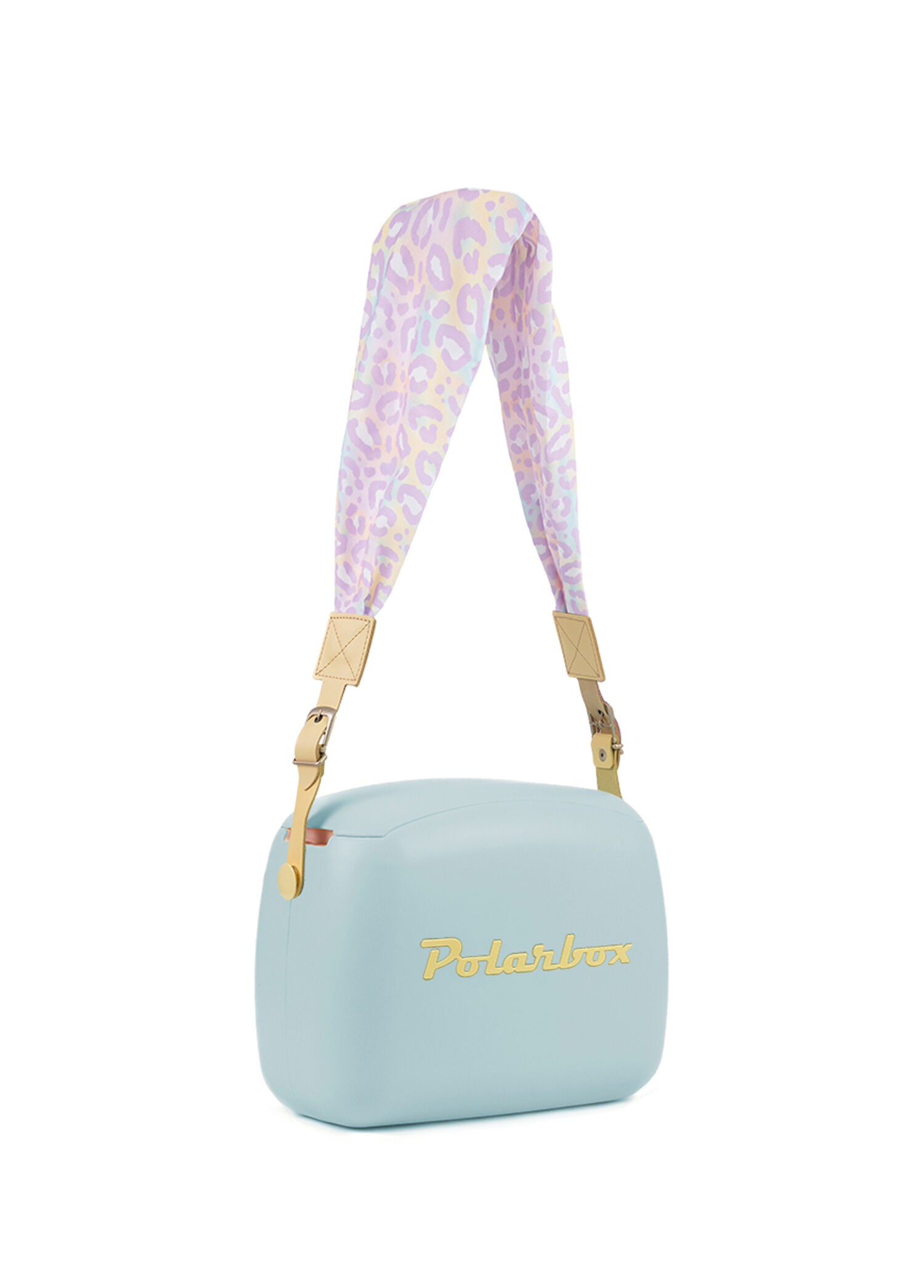 Prinkstyle Animal Classic Sky Blue Yellow Pamuk ve Deri Kayışlı Soğuk ve Sıcak Tutucu Yemek Çantası 6 lt