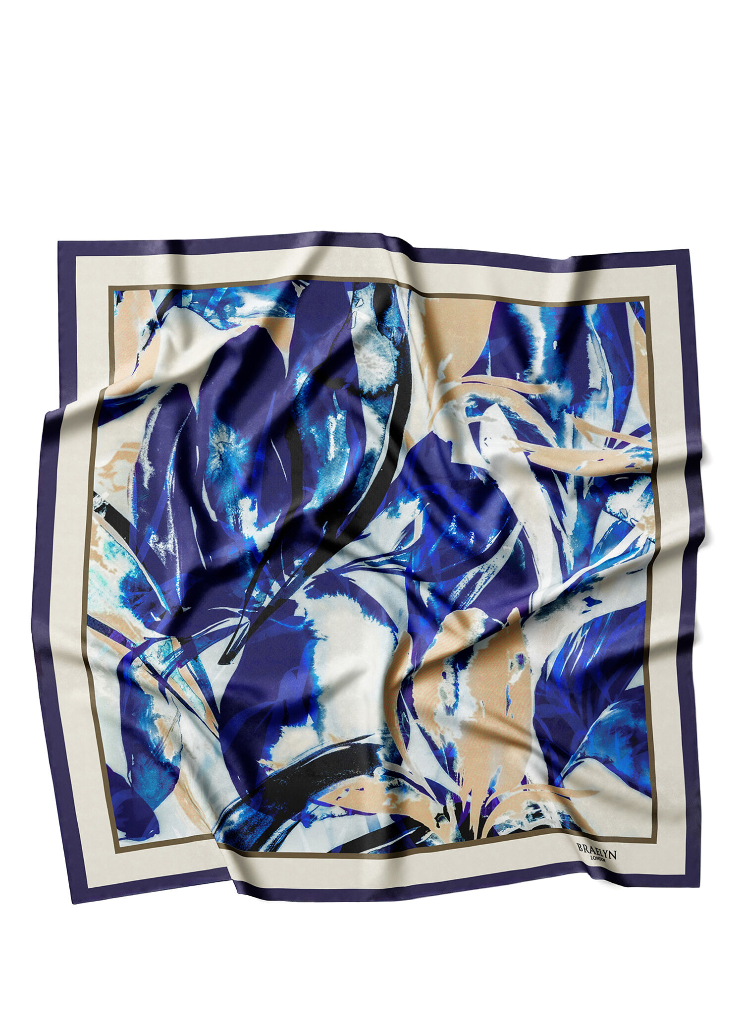 Indigo Dream Twill İpek Kadın Eşarp