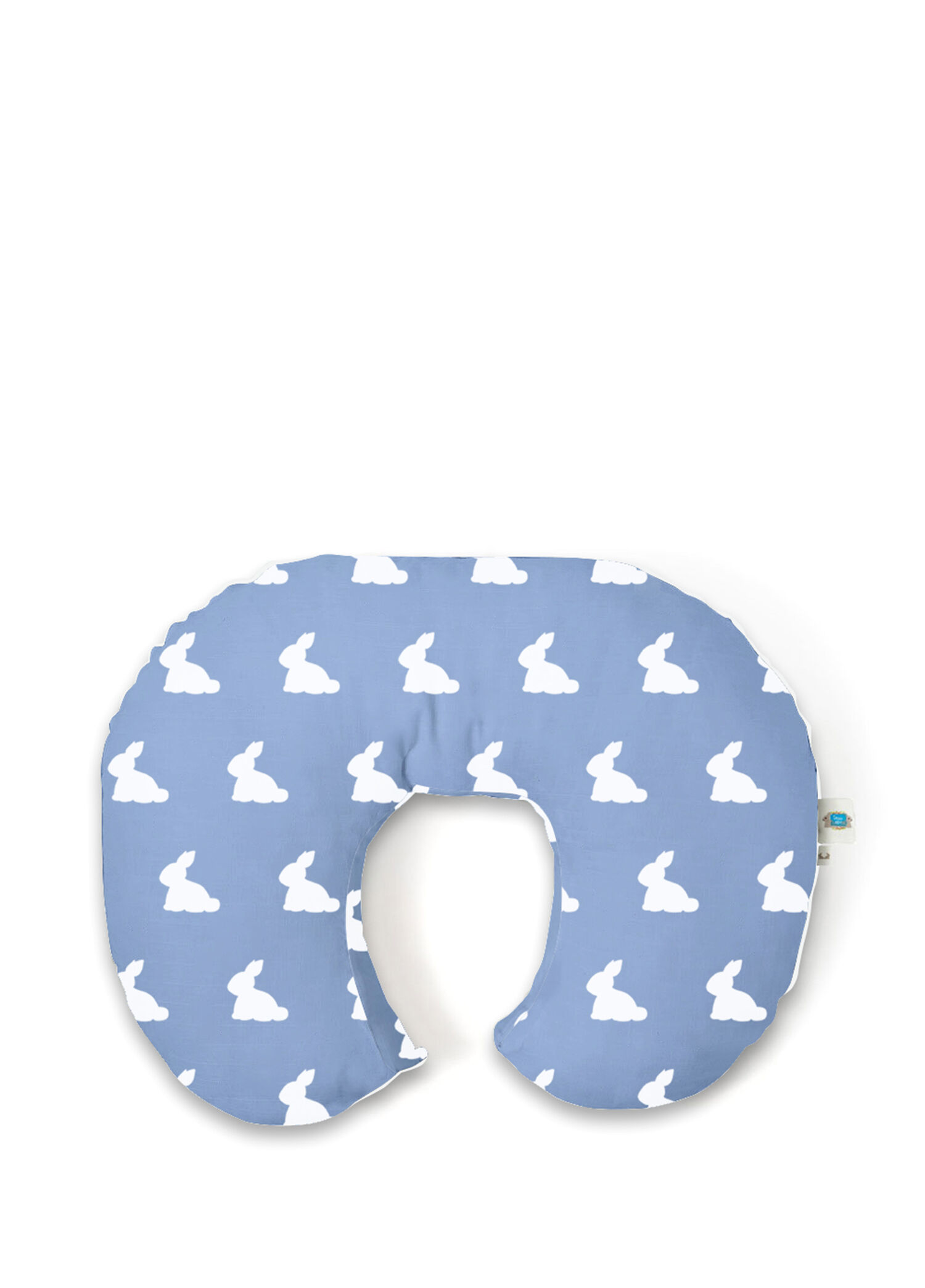%100 Pamuk Mono Lapin Royal Blue Pamuklu Müslin Bebek Emzirme Destek Yastığı