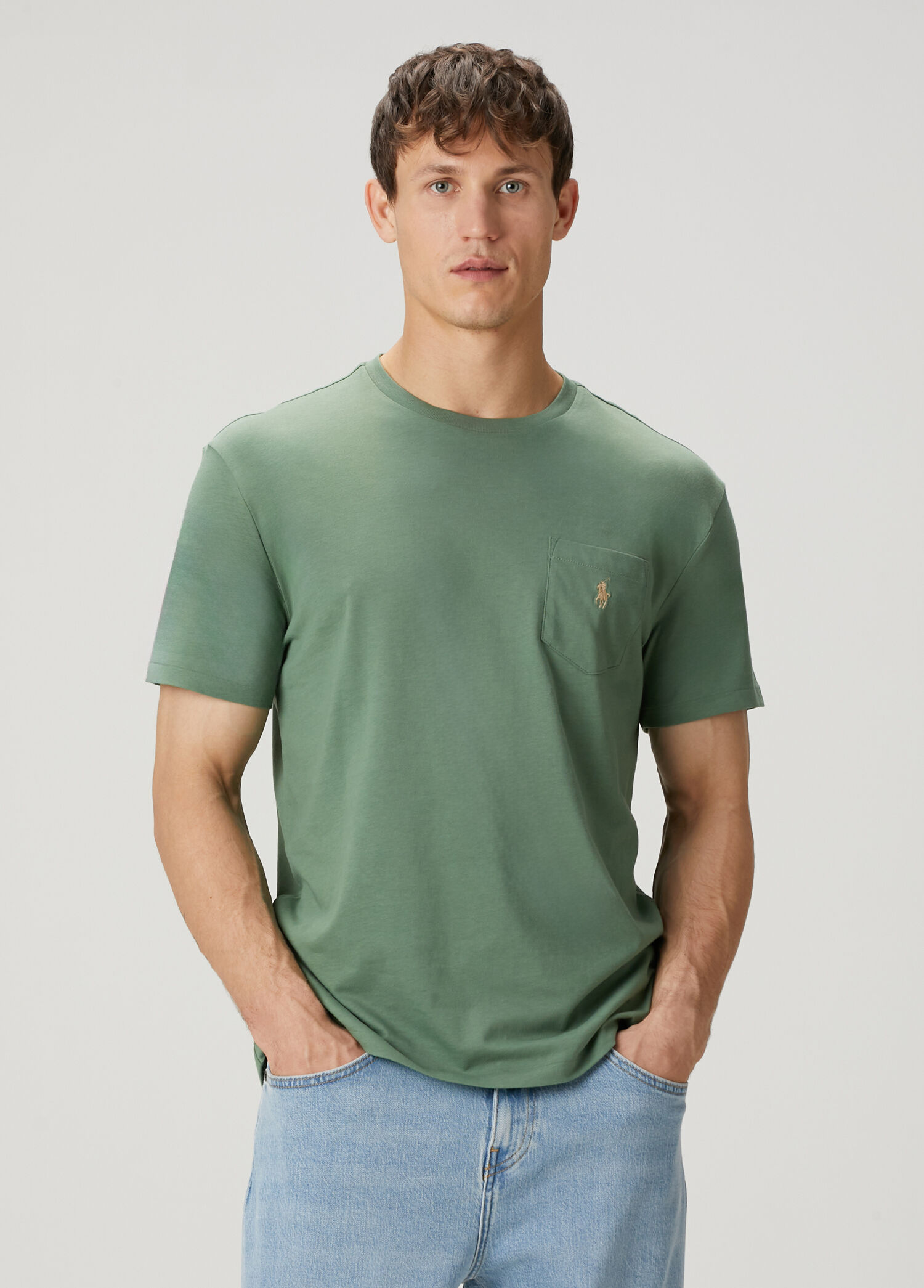 Yeşil Basic T-shirt