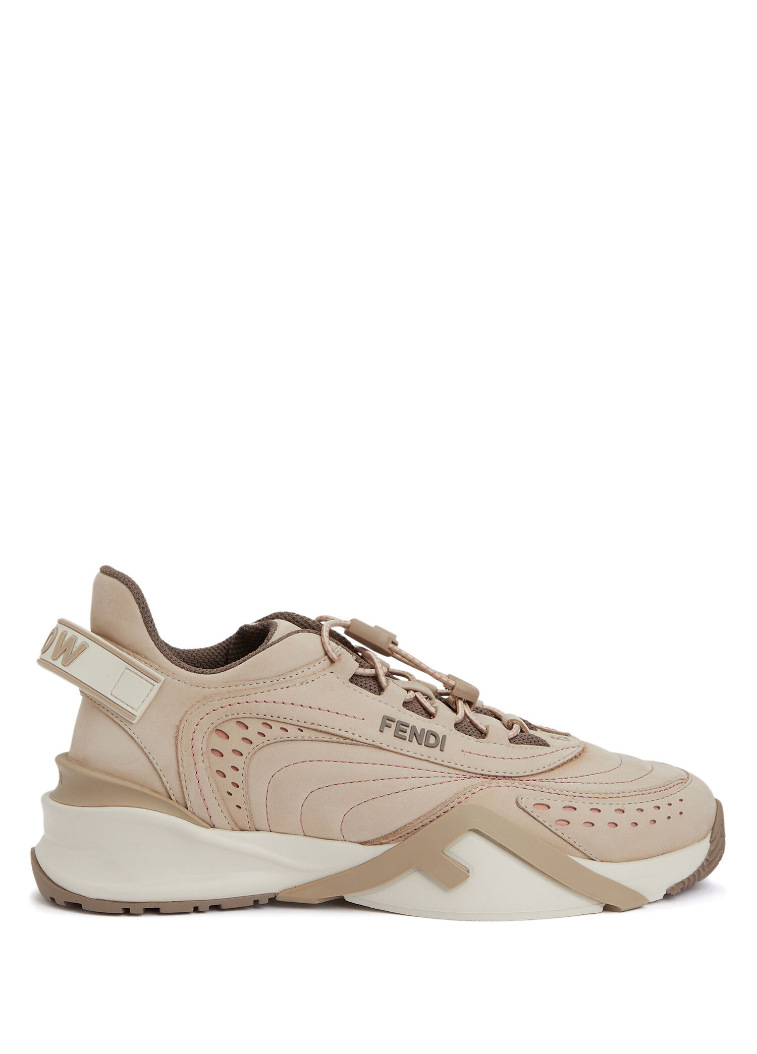 Flow Bej Kadın Deri Sneaker