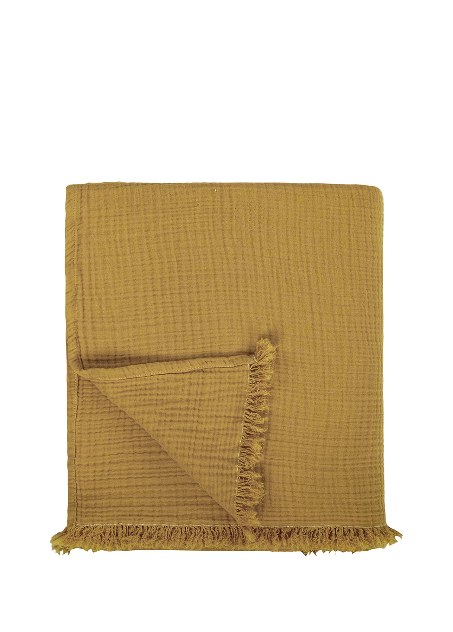 Cocoon Köri Pamuklu 4 Kat Müslin Tek Kişilik Throw Koltuk Şalı Battaniye 130 x 170 cm