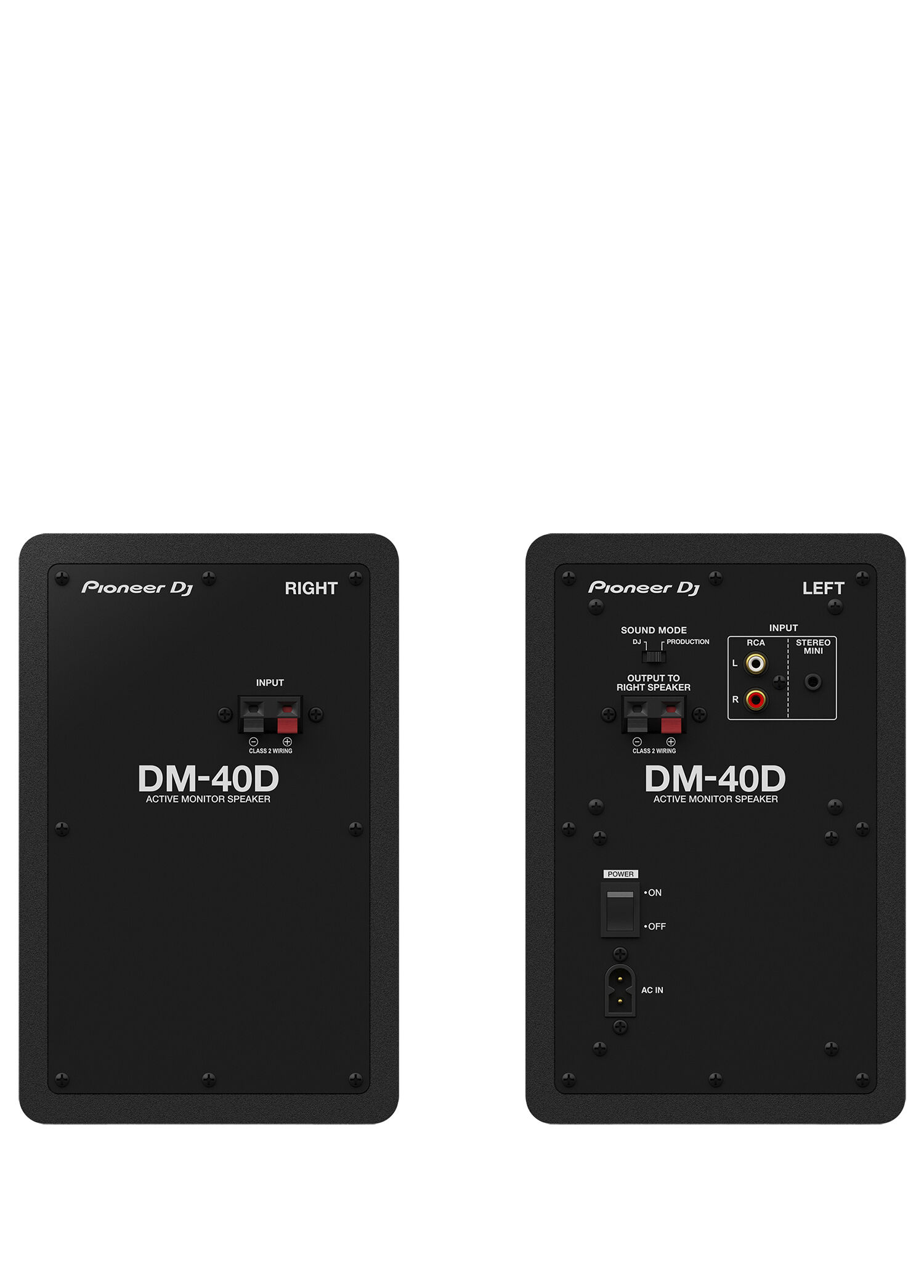 Pioneer Dj - DM-40D Siyah Kablolu Hoparlör - Siyah