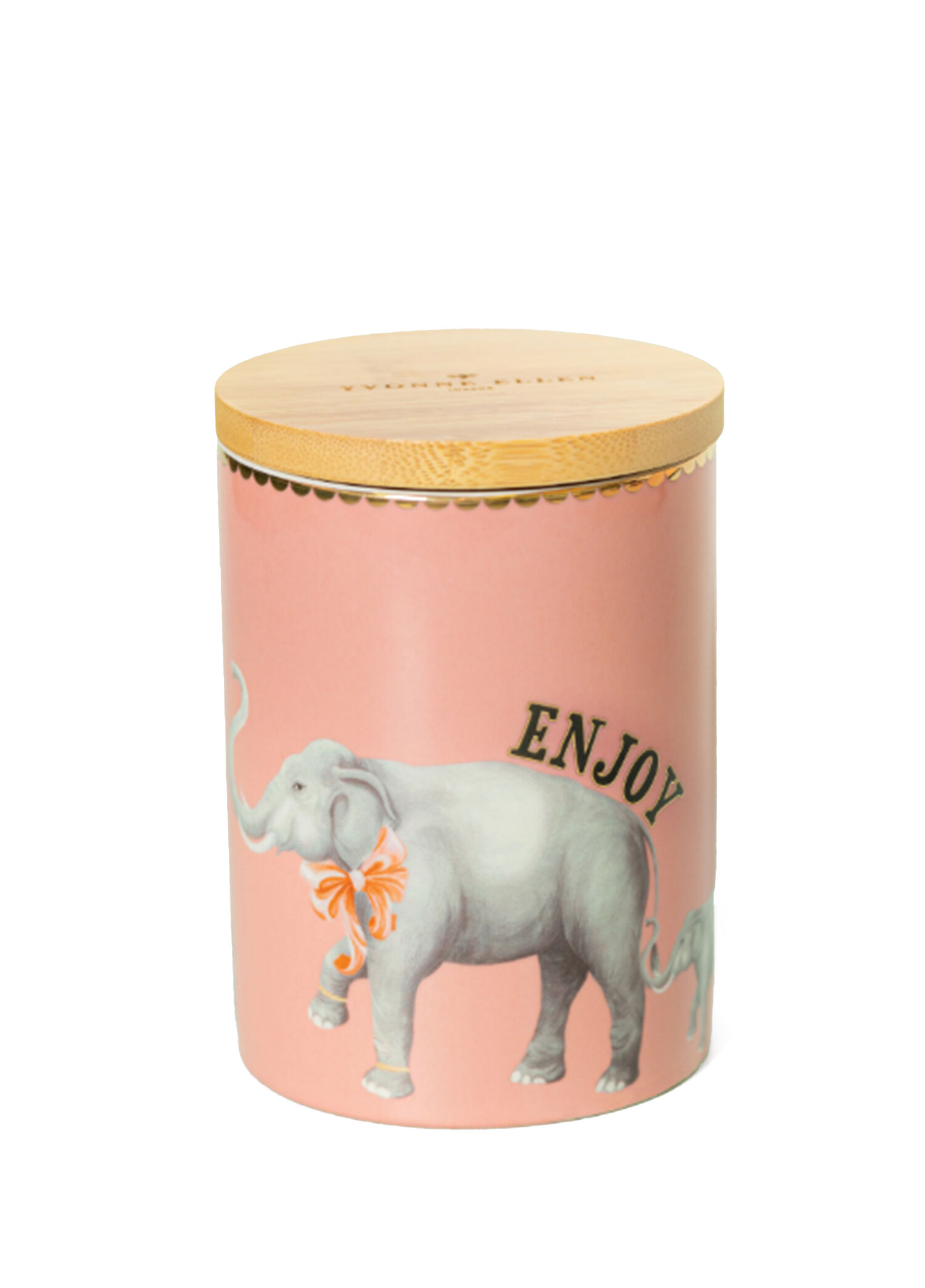 Elephant Medium Porcelain Storage Jar