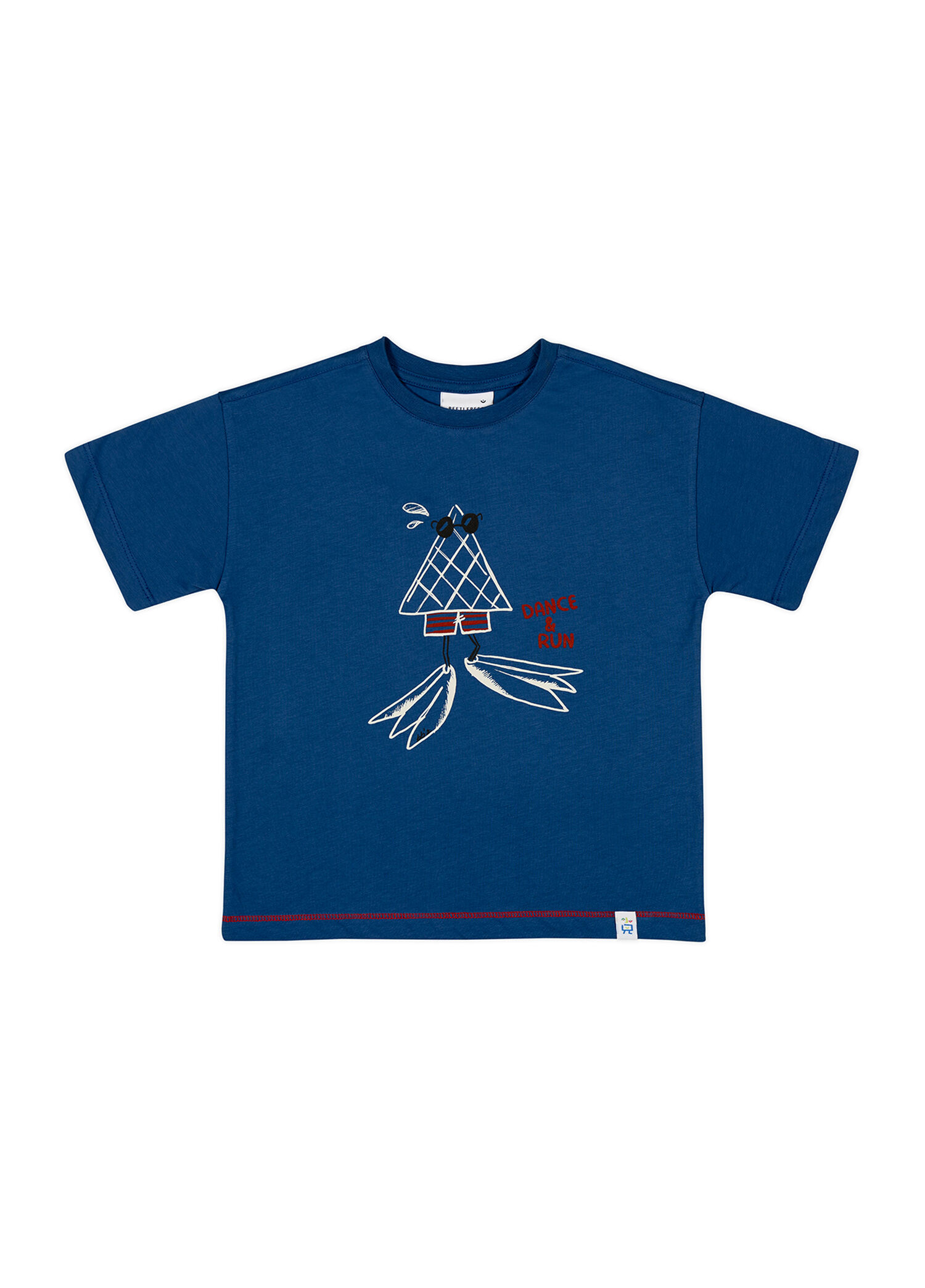 Cool Cone Crew Baskılı Mavi Kısa Kollu Erkek Çocuk T-Shirt