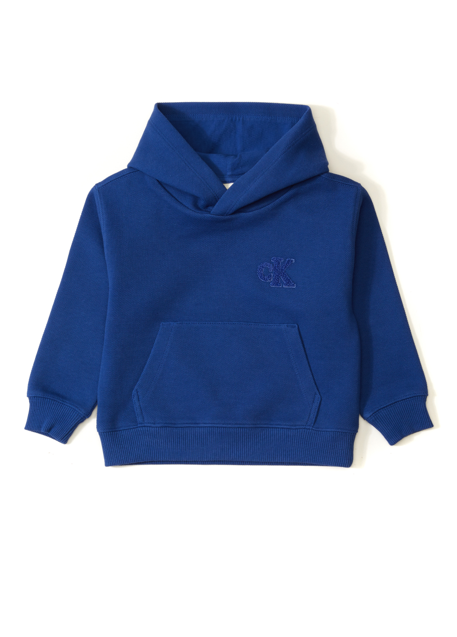 Mavi Kapüşonlu Sweatshirt