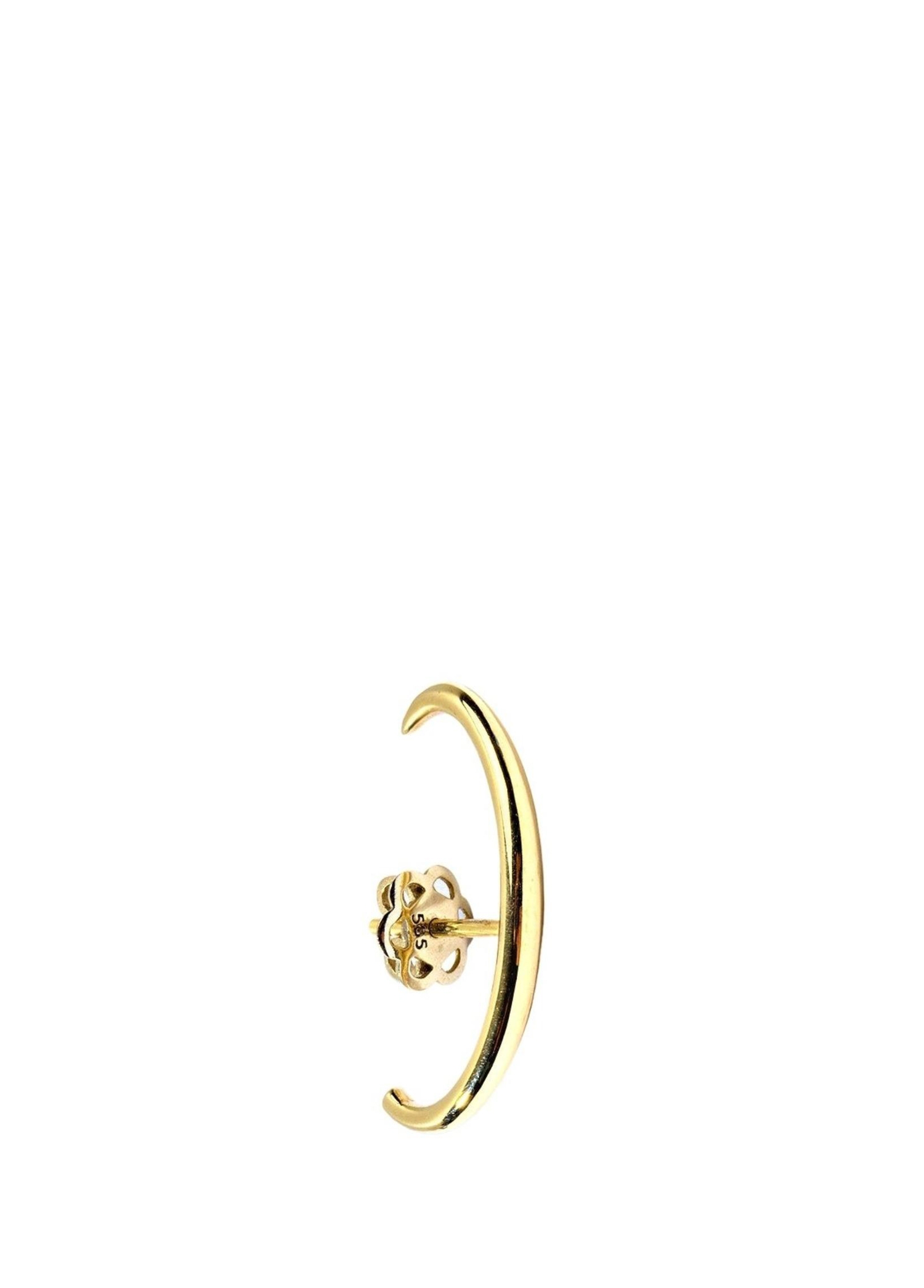 Bold Gold 8 Ayar Yellow Gold Ear Cuff