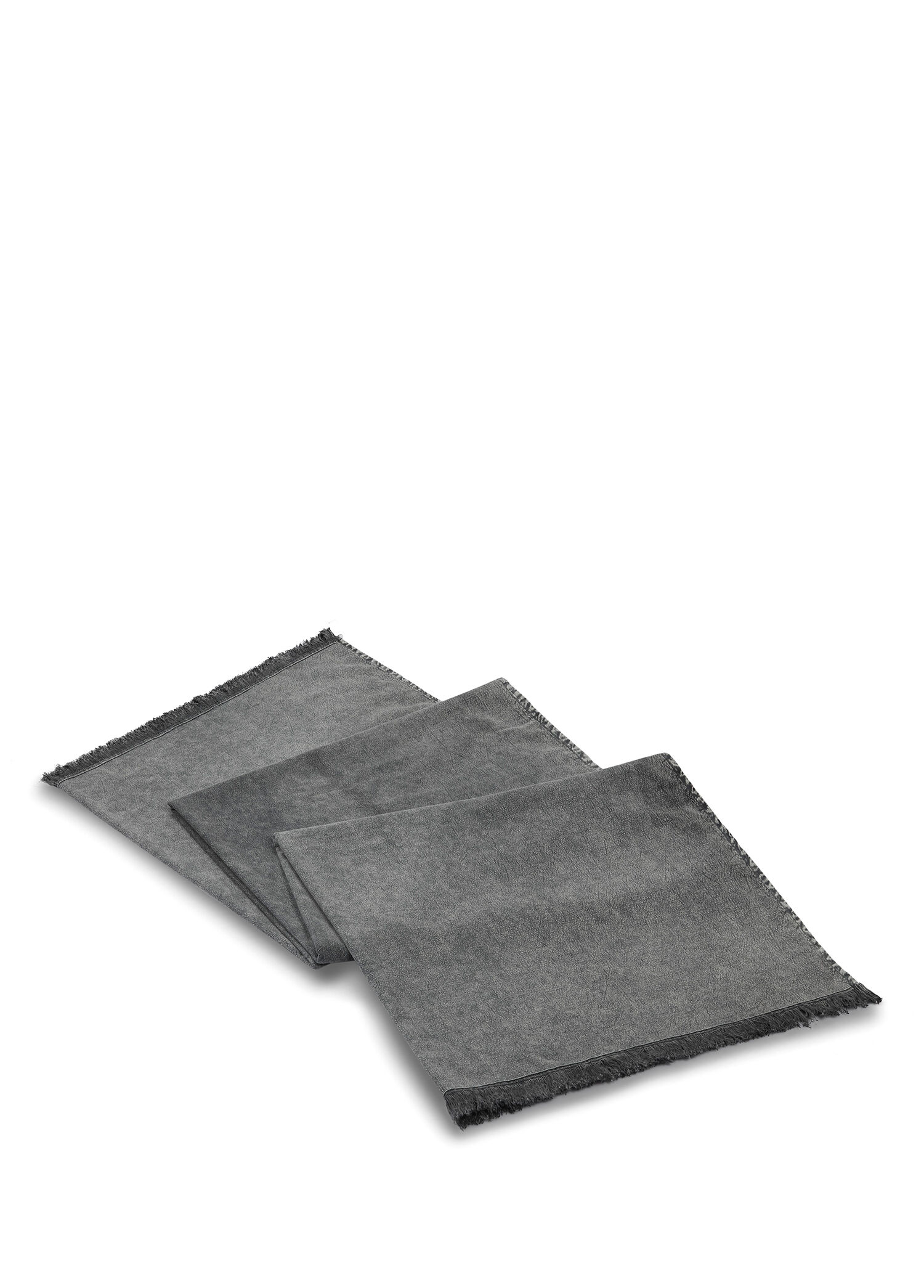 Loft Stone Washed Charcoal Pamuklu Plaj Havlusu 100 x 180 cm