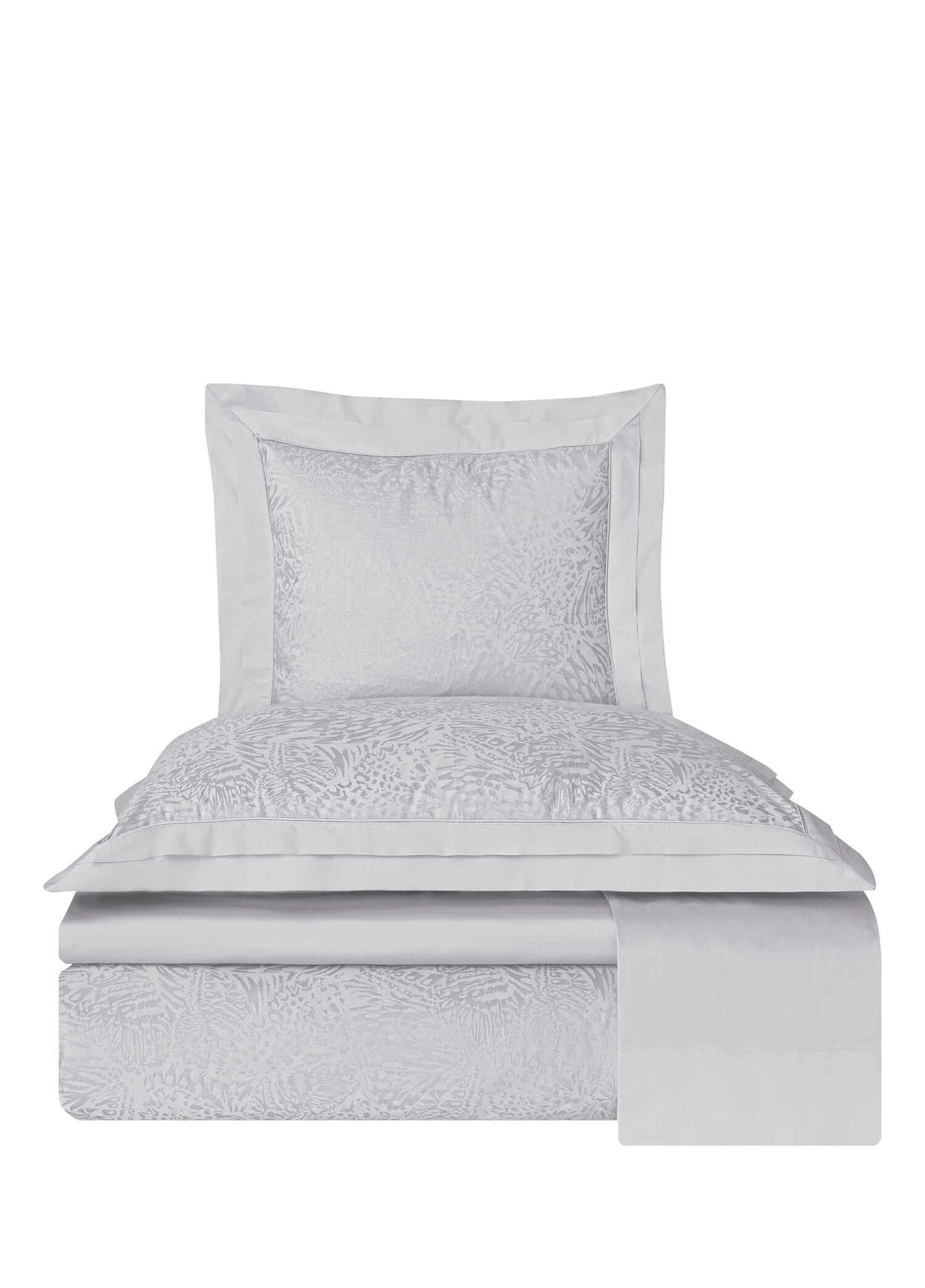 Amedeo Gri Pamuklu Jakar Super King Size Nevresim Takımı 260 x 240 cm