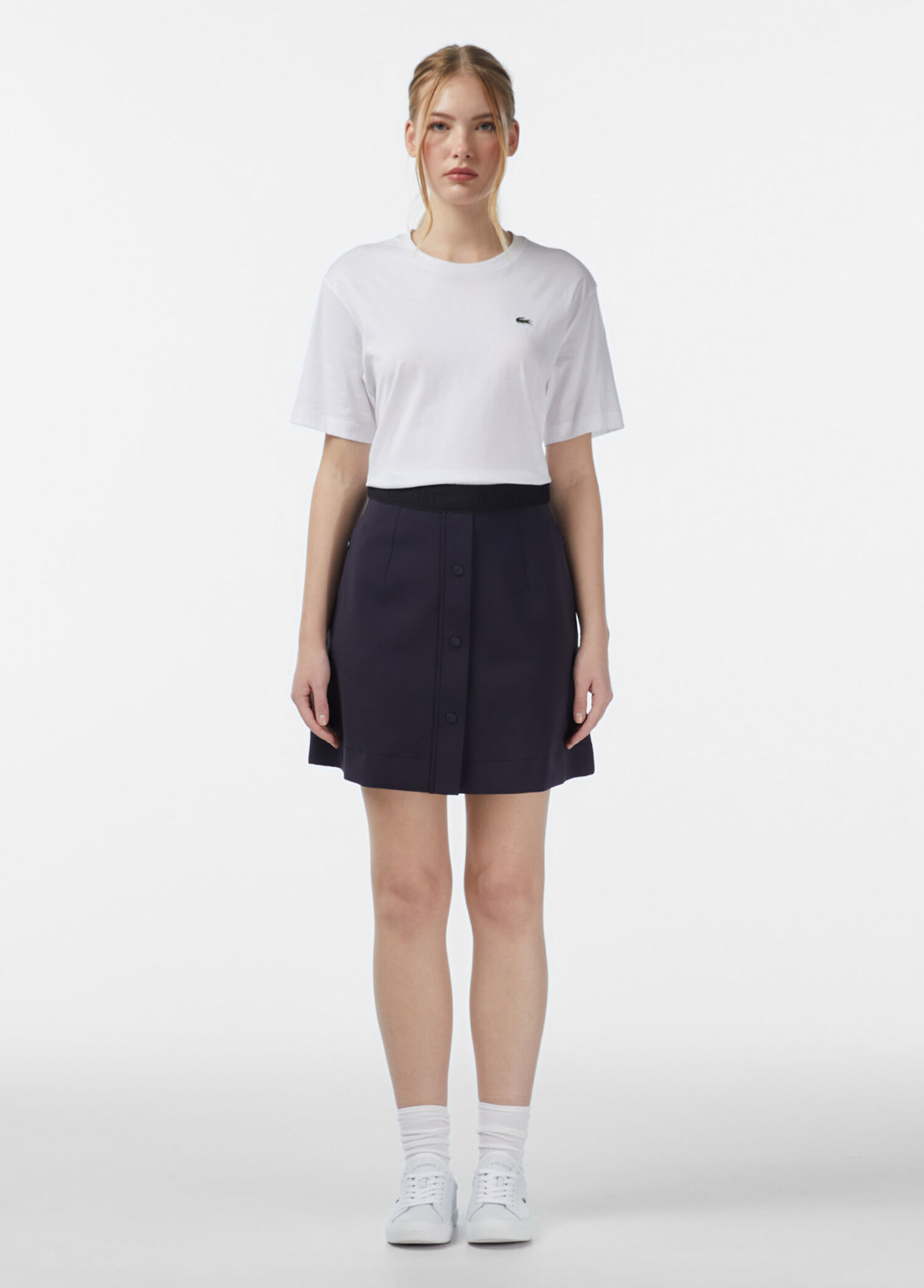 Classic Fit Lacivert Kadın Etek