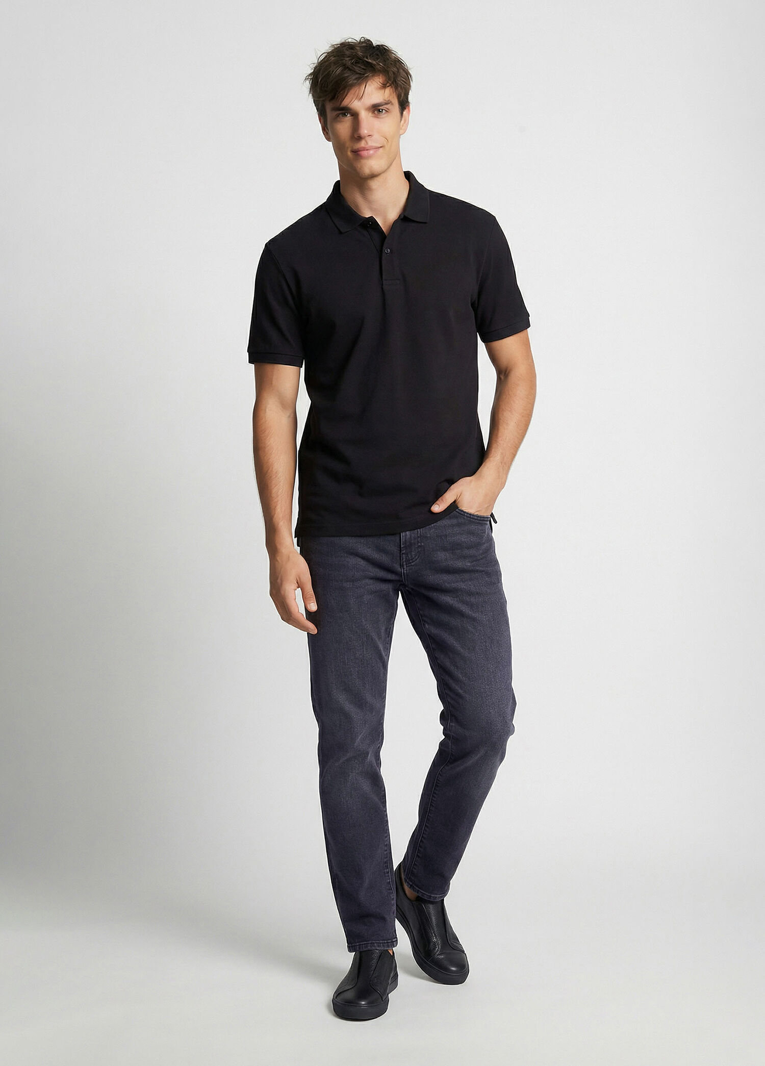 Cashmere Touch Gri Denim Pantolon