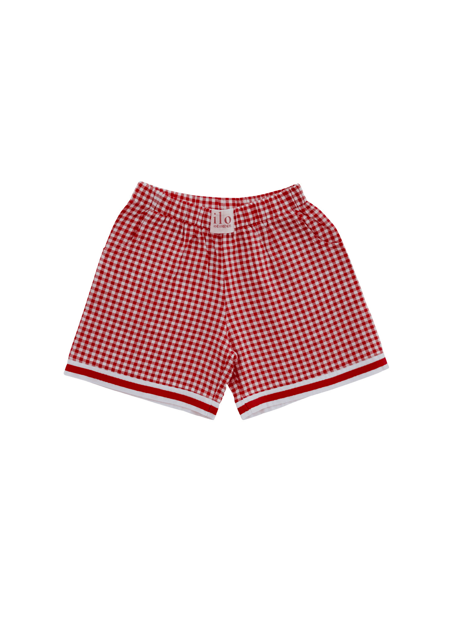 Check Kırmızı Beyaz Ekoseli Erkek Çocuk Pijama Altı