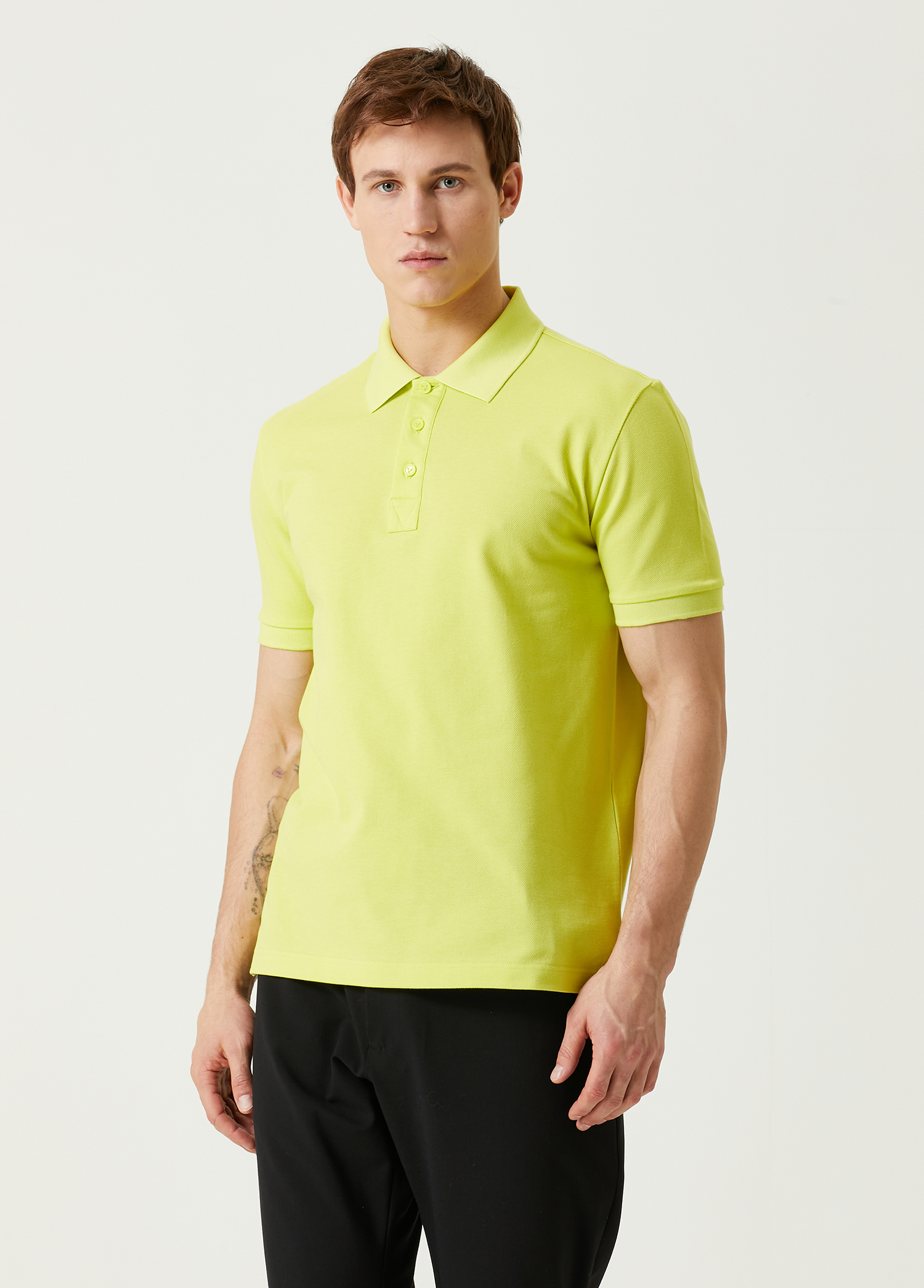 Yeşil Polo Yaka T-shirt