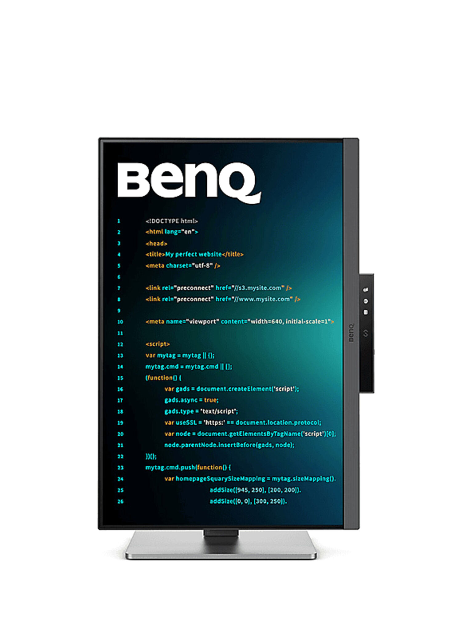 RD240Q 24,1'' WQXGA 16:10 HDR Display Pilot 2 Arka Aydınlatmalı Programlama Monitörü