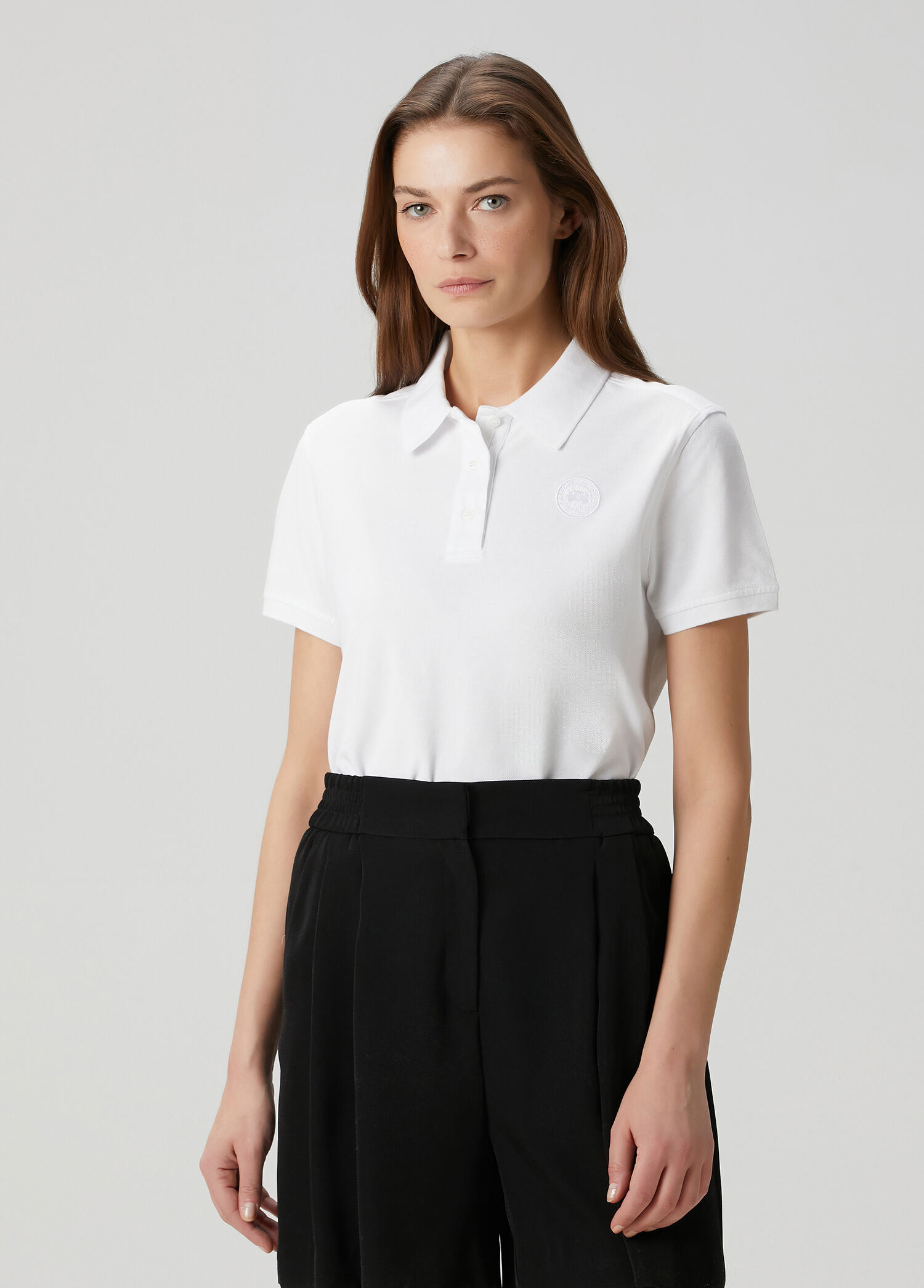 Almira Beyaz Polo T-shirt