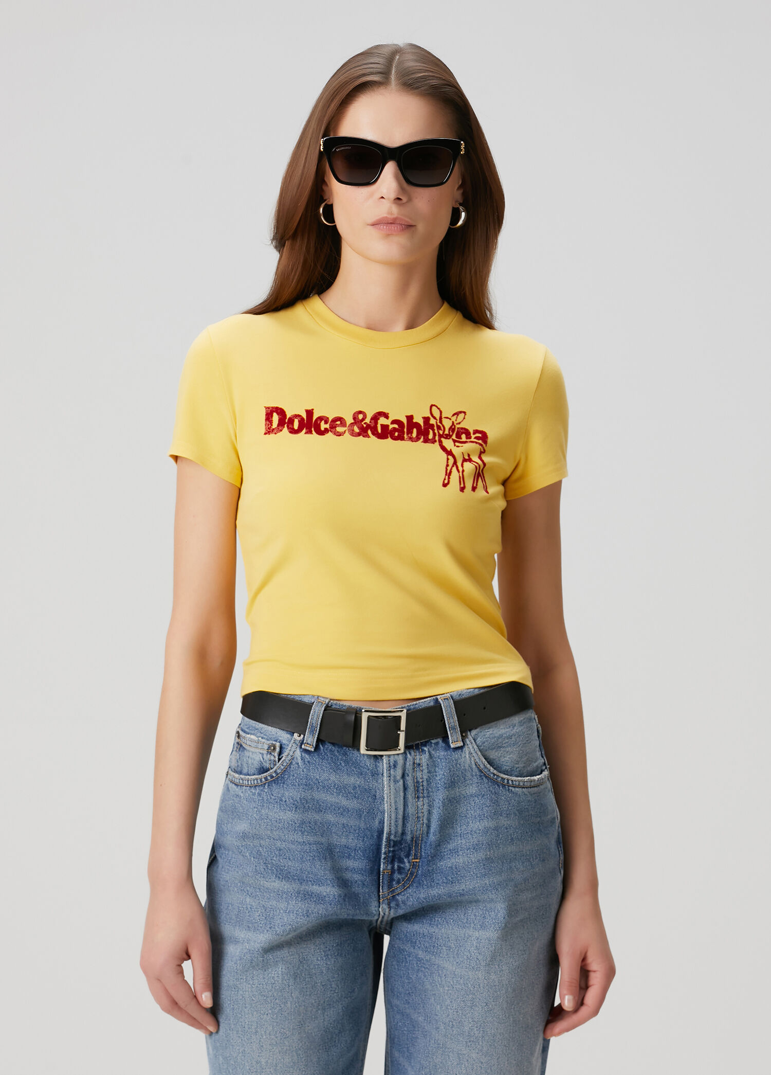 Sarı Logolu T-shirt