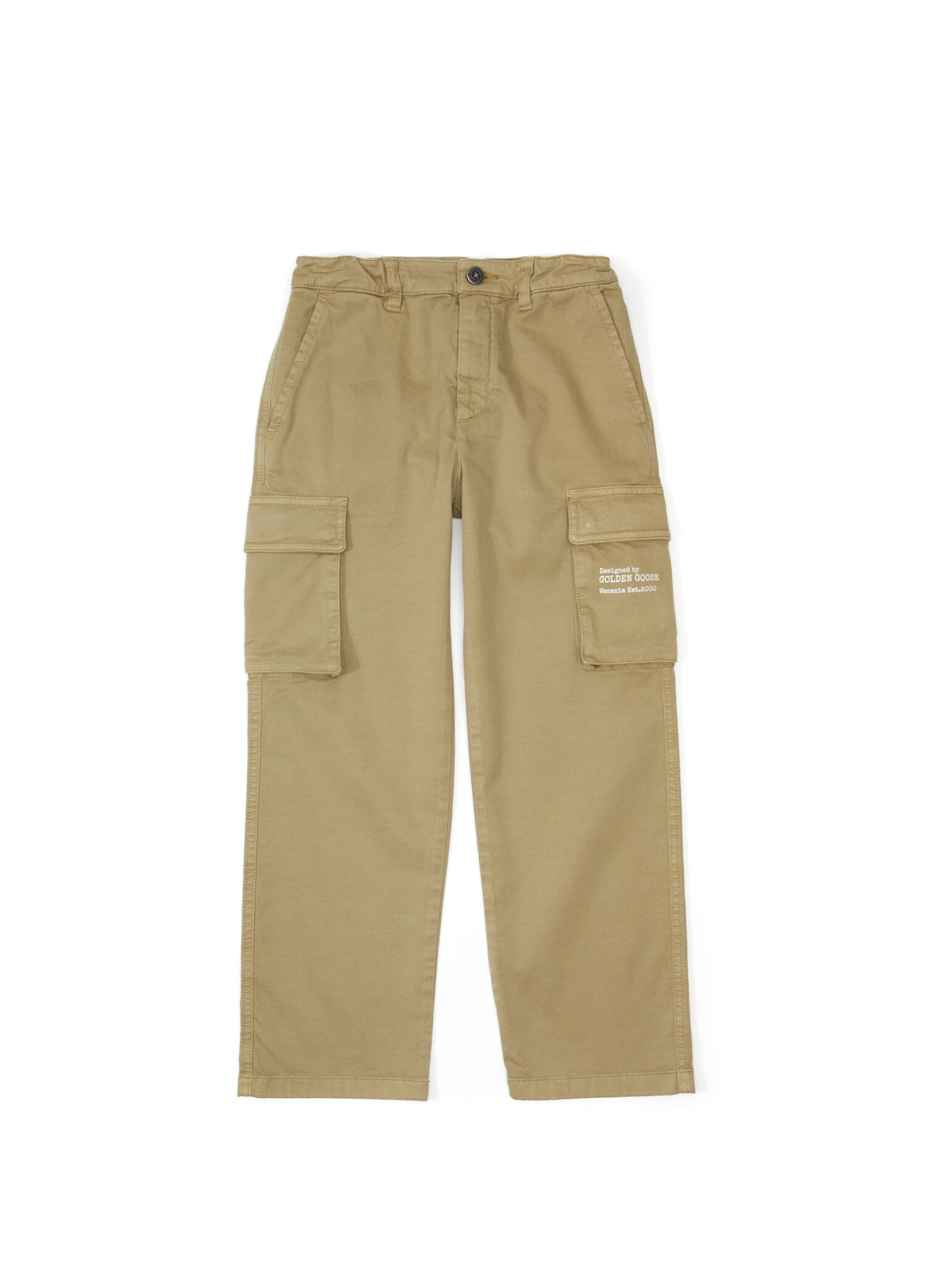 Haki Unisex Çocuk Kargo Pantolon