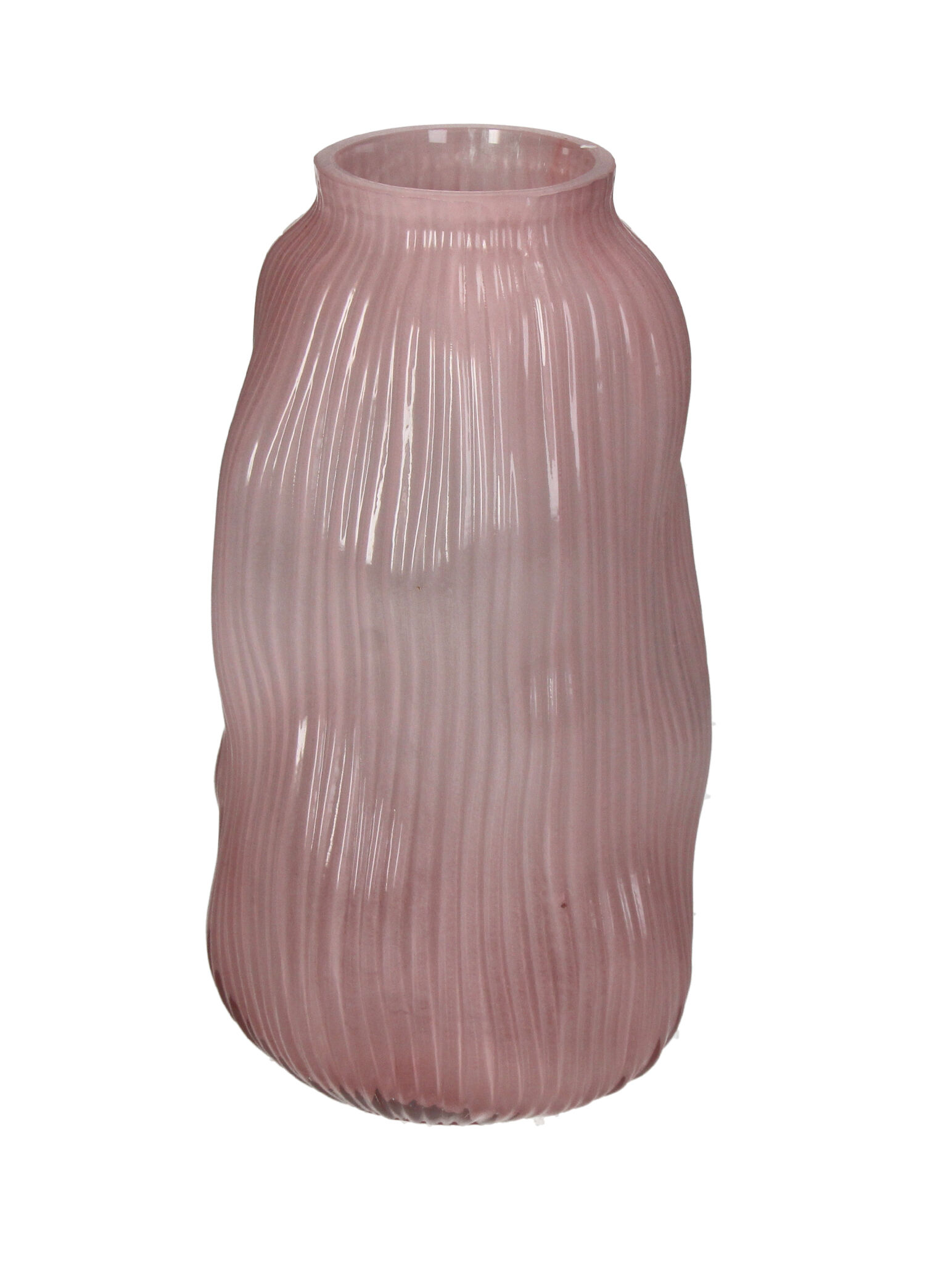 Pembe Cam Vazo