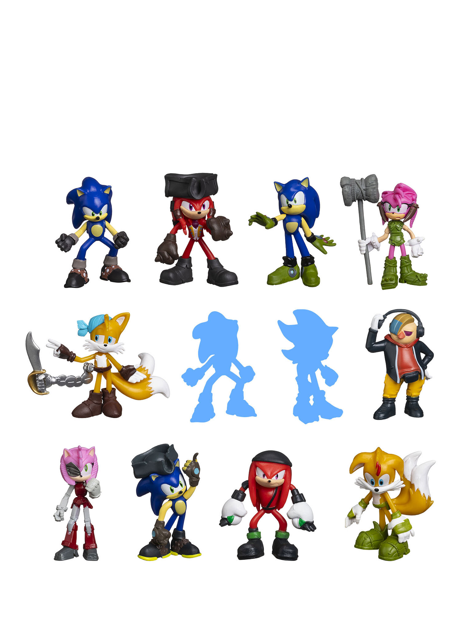 Sonic Prime Seri 2 12'li Deluxe Karakter Figür Oyuncak Seti