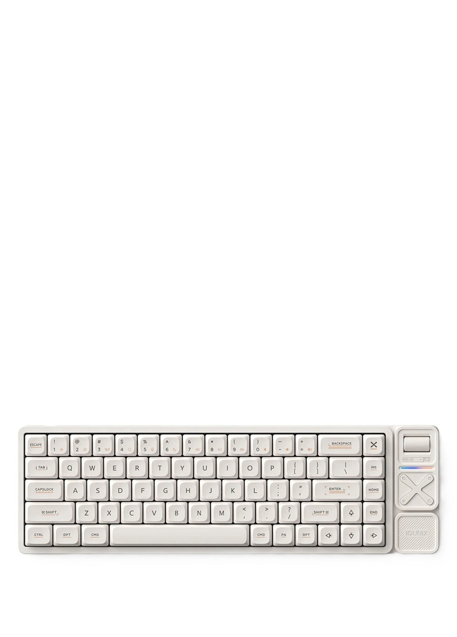Magi65 Pro Ochre White RGB Kablosuz Hotswap Mekanik Gaming Klavye