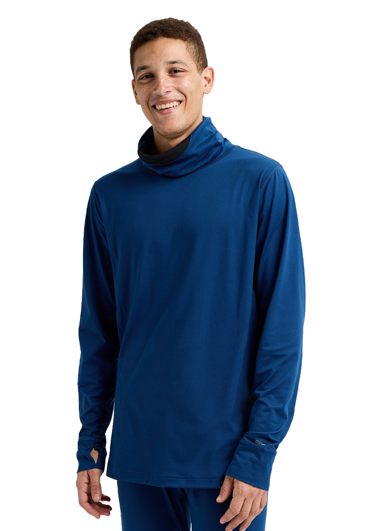 Midweight Base Long Neck Shirt Lacivert Uzun Kollu Erkek Üst İçlik