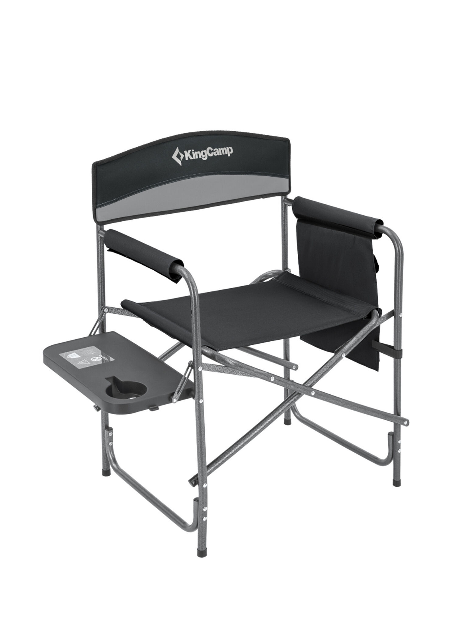 Ash Comfort Gri Katlanır Kamp Sandalyesi