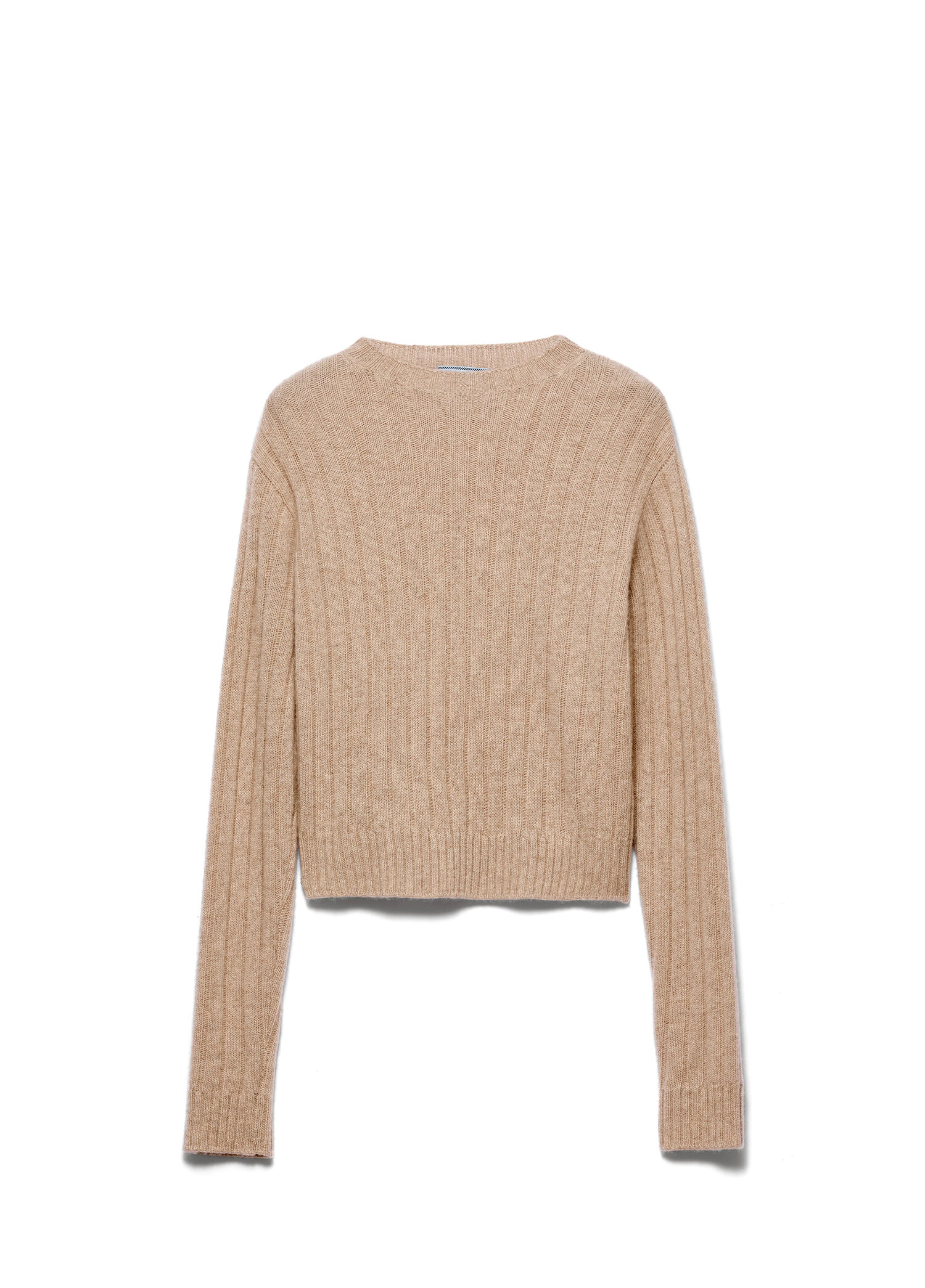 Nötr Re-Cashmere Kısa Kadın Kazak
