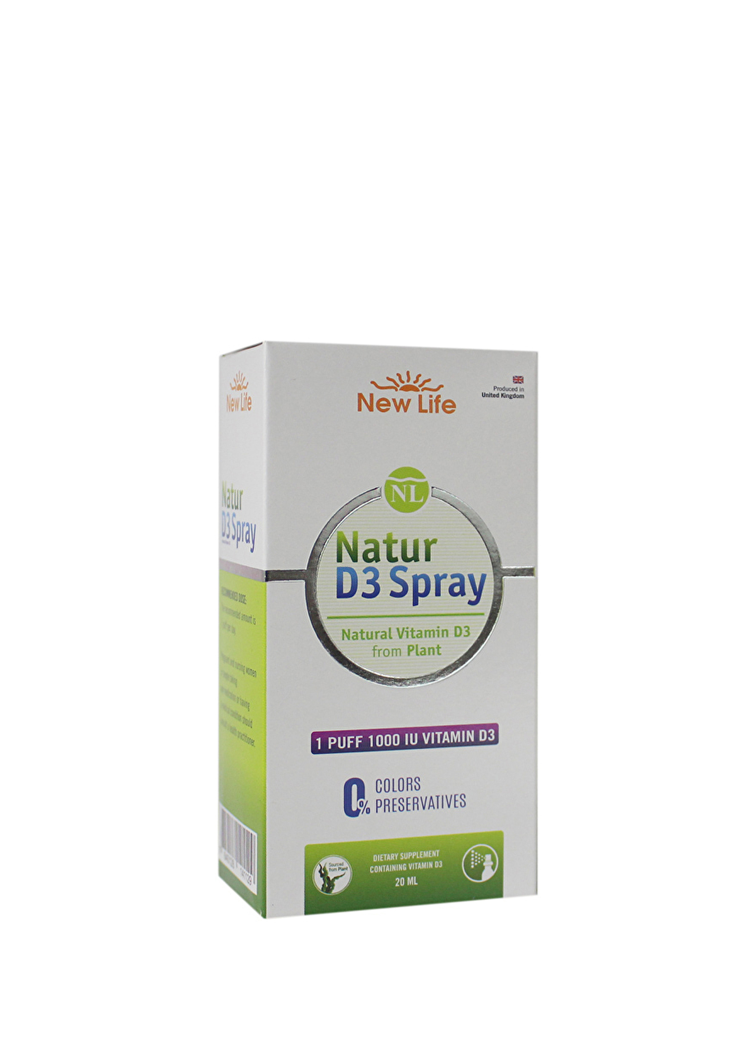 Natur Spray D3 1000 IU Takviye Edici Sprey 20 ml