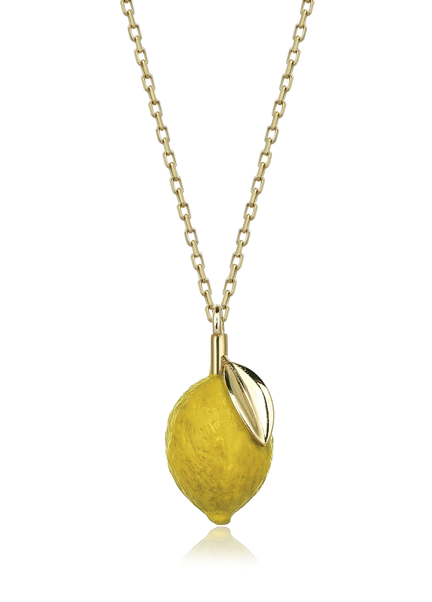 Limoncello 14 Ayar Sarı Altın Kadın Kolye