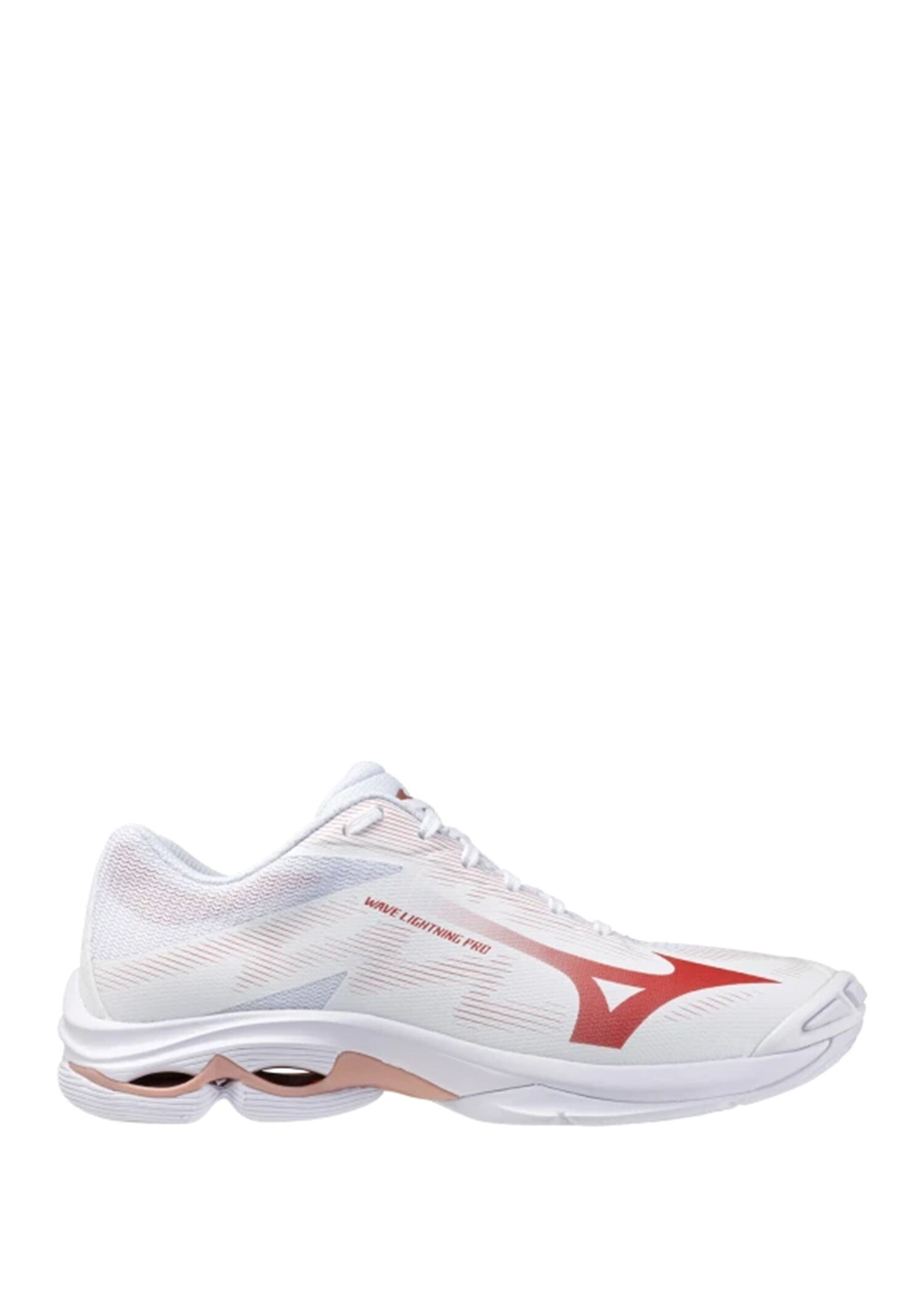 Wave Lightning Pro Beyaz Kırmızı Kadın Voleybol Ayakkabısı