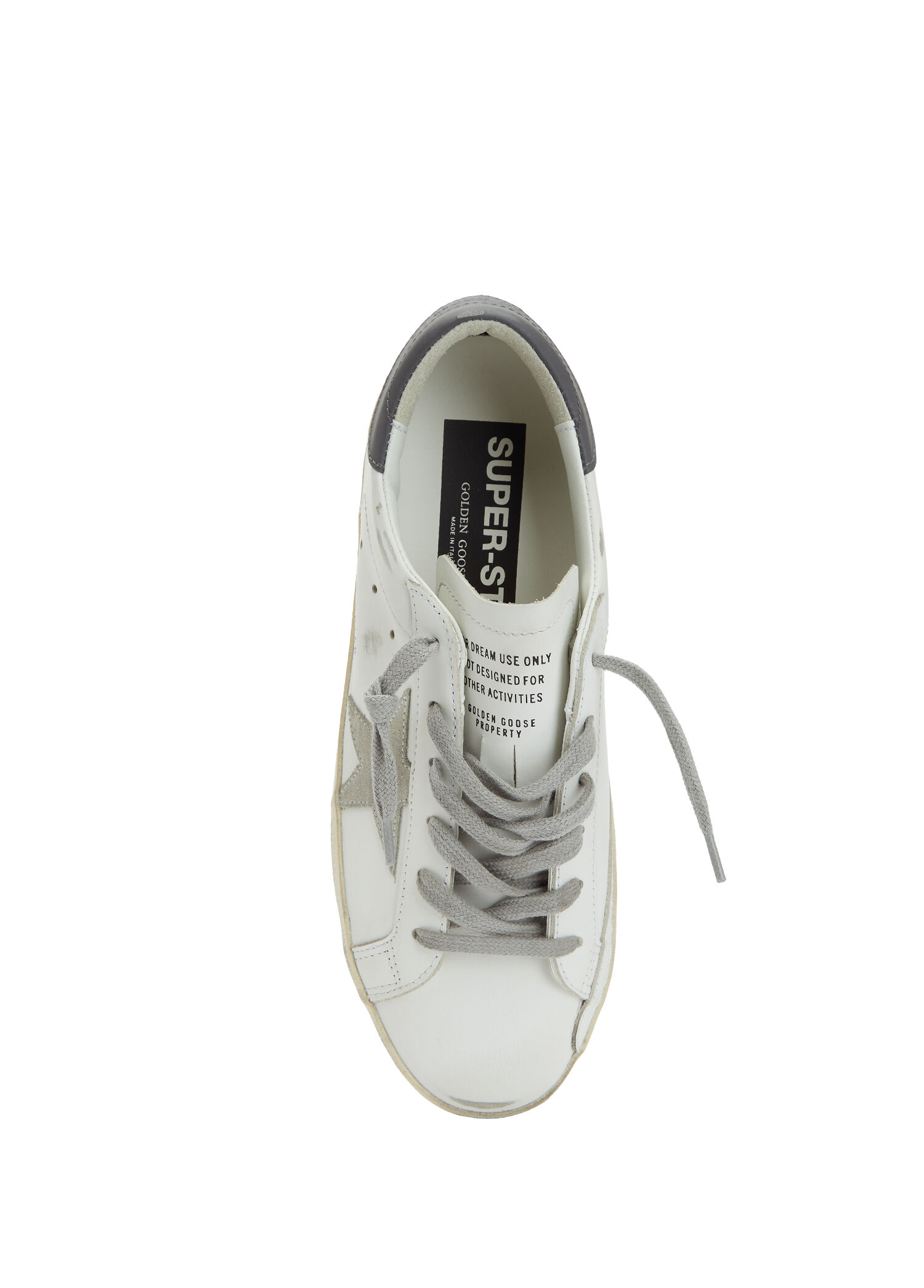 Golden Goose Beyaz-Füme Kadın Super Star 11915 Kadın Sneaker