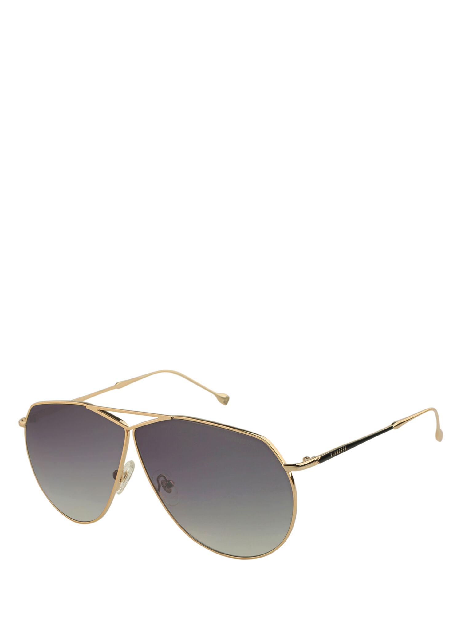 Hm 1378 C 1 Altın Rengi Metal Unisex Güneş Gözlüğü