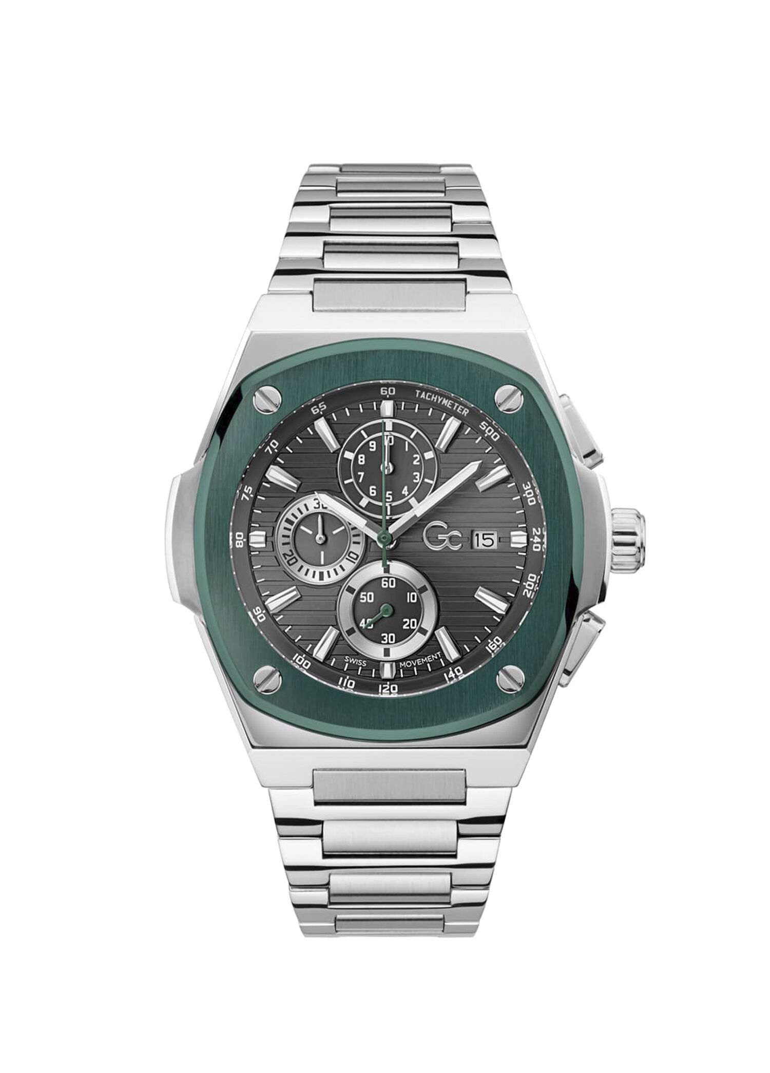GC Metalik Gri Erkek GCY99022G5MF Gri Çelik Erkek Kol Saati 1583921 | Beymen
